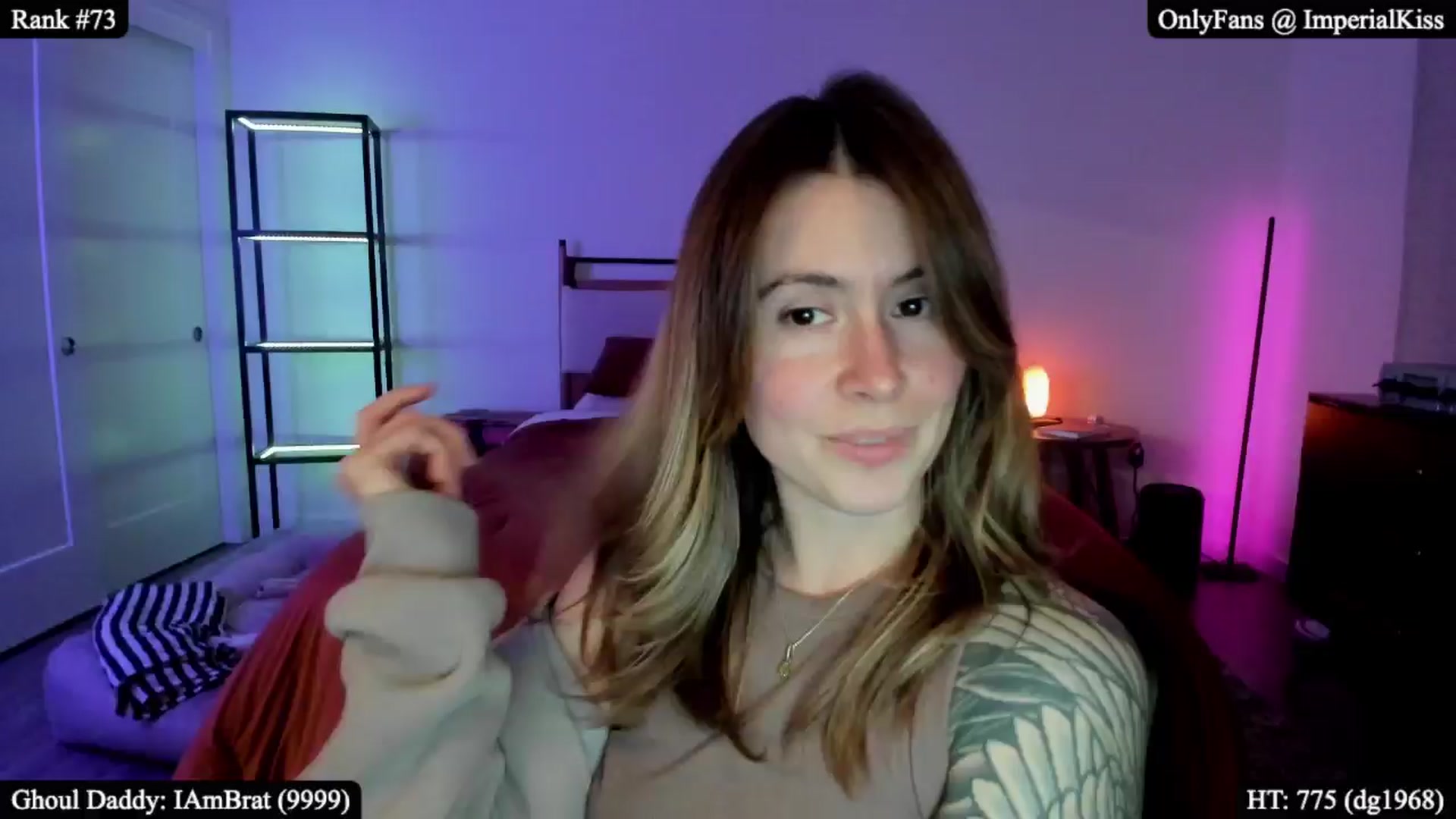Gallery image thumbnail from ImperialKiss's myfreecams stream on, 01/11/2026, 04:33 image 5 of 20