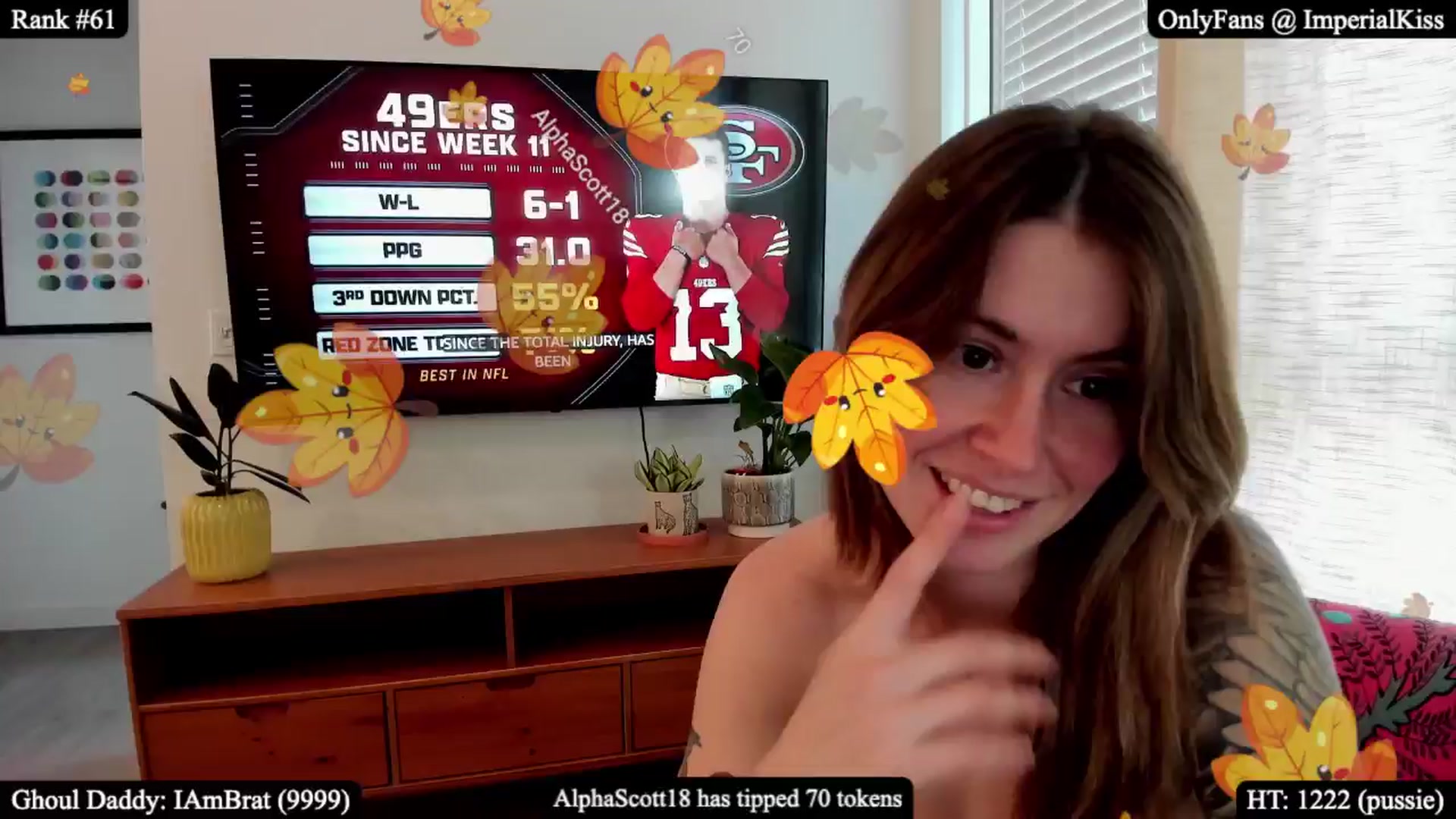 Gallery image thumbnail from ImperialKiss's myfreecams stream on, 01/12/2026, 24:01 image 17 of 20