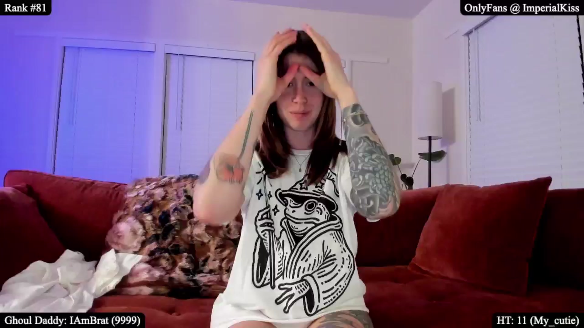 Gallery image thumbnail from ImperialKiss's myfreecams stream on, 01/18/2026, 05:42 image 1 of 20