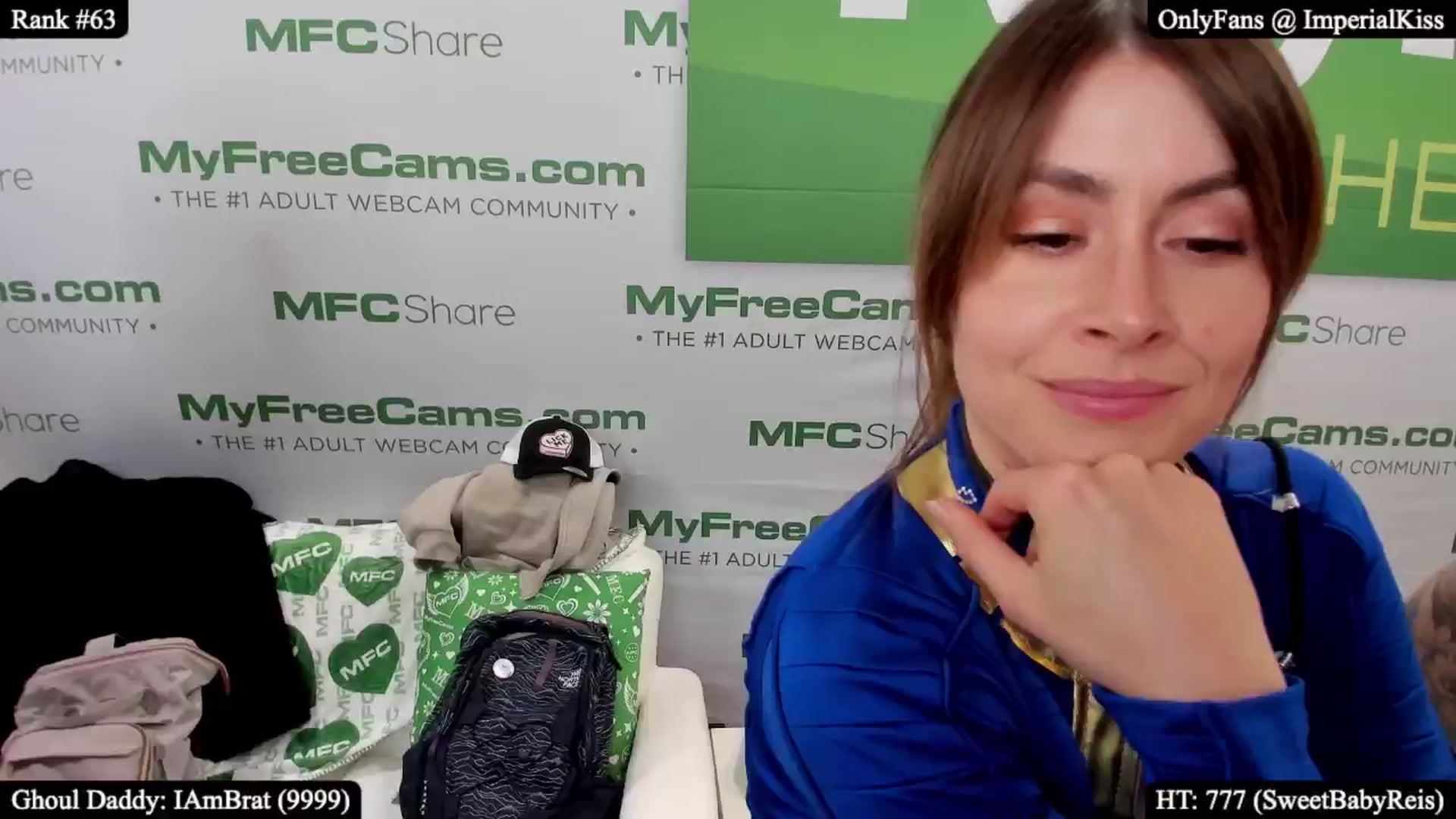 Gallery image thumbnail from ImperialKiss's myfreecams stream on, 01/23/2026, 02:14 image 11 of 20