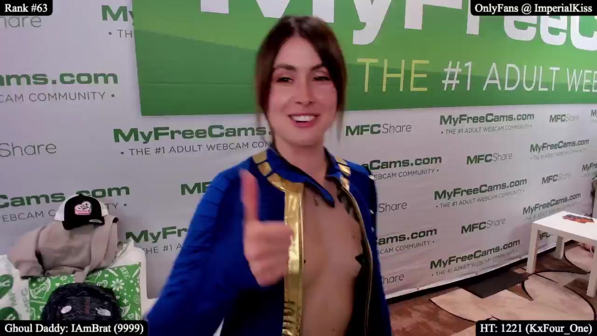 Gallery image thumbnail from ImperialKiss's myfreecams stream on, 01/23/2026, 03:09 image 12 of 20