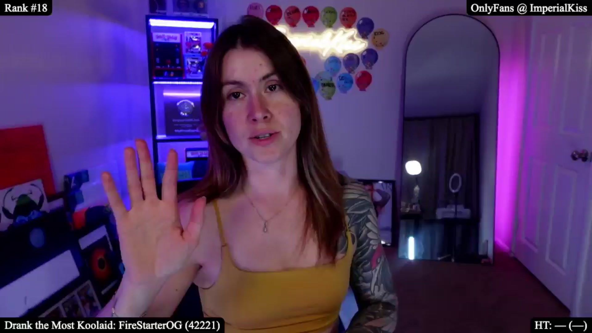 Gallery image thumbnail from ImperialKiss's myfreecams stream on, 03/20/2026, 05:48 image 1 of 20
