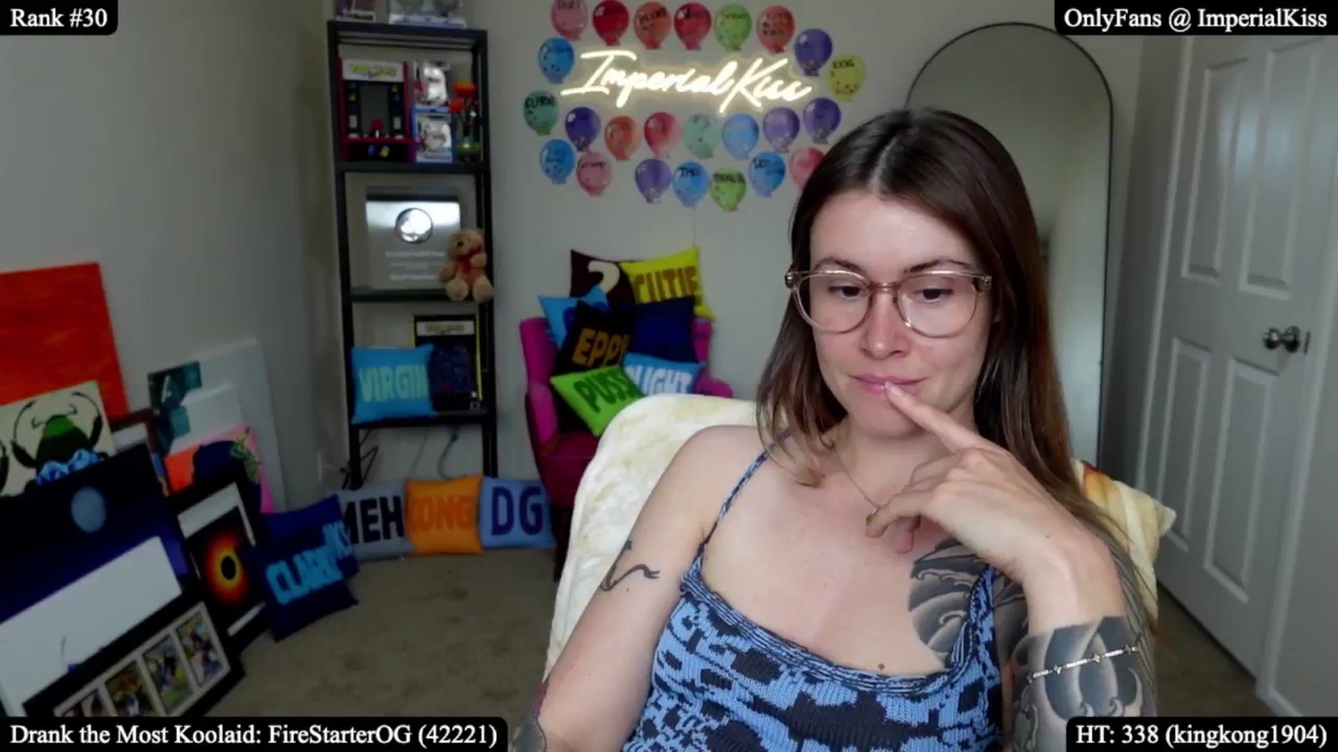 Gallery image thumbnail from ImperialKiss's myfreecams stream on, 03/30/2026, 24:06 image 9 of 20