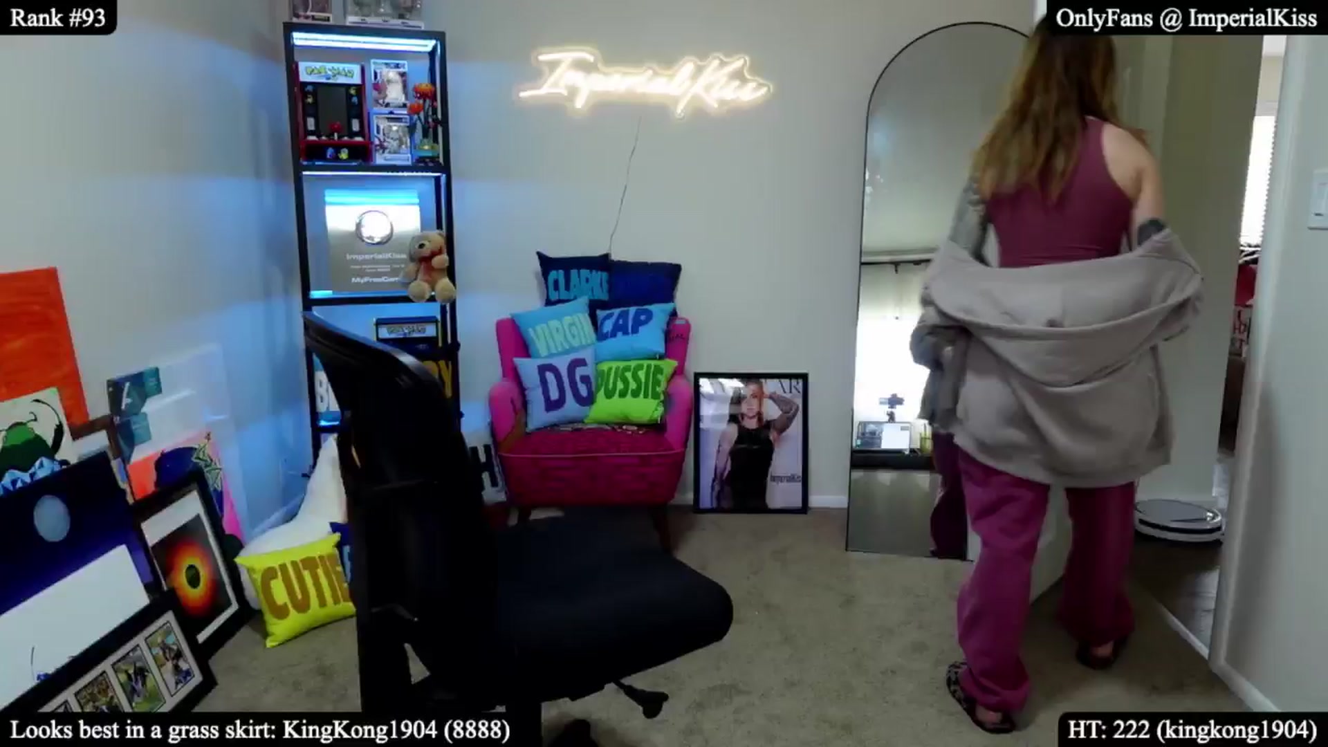 Gallery image thumbnail from ImperialKiss's myfreecams stream on, 04/11/2026, 21:33 image 1 of 20