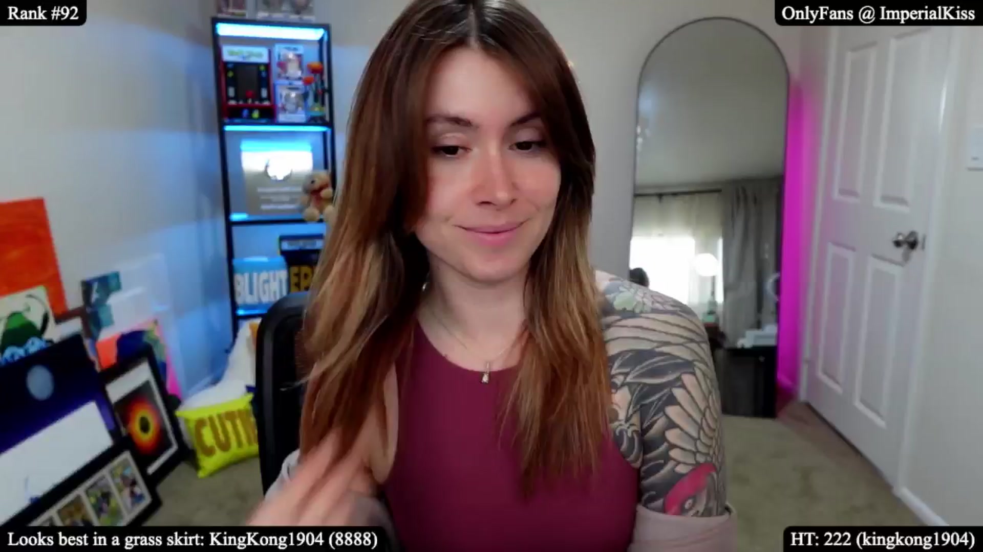 Gallery image thumbnail from ImperialKiss's myfreecams stream on, 04/11/2026, 21:33 image 7 of 20