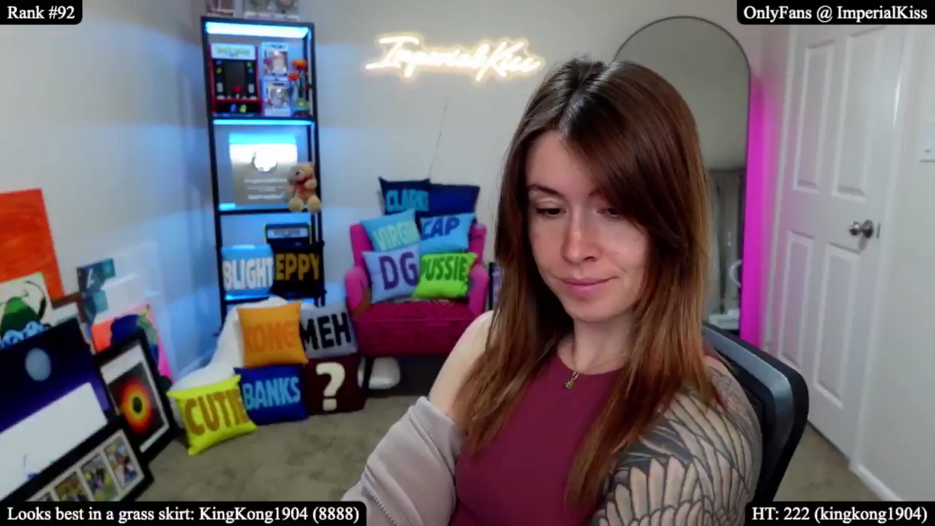 Gallery image thumbnail from ImperialKiss's myfreecams stream on, 04/11/2026, 21:33 image 8 of 20