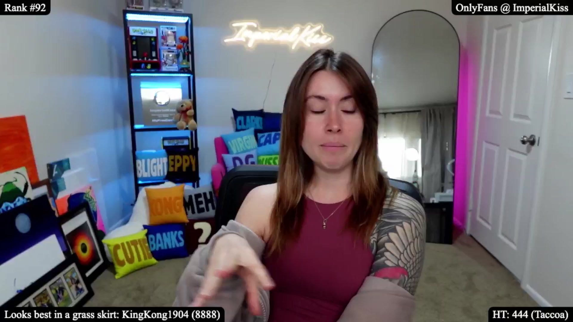 Gallery image thumbnail from ImperialKiss's myfreecams stream on, 04/11/2026, 21:33 image 10 of 20