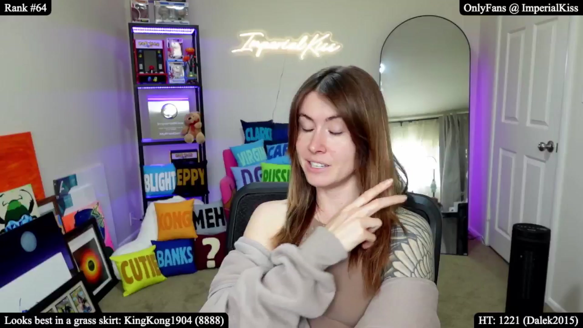Gallery image thumbnail from ImperialKiss's myfreecams stream on, 04/12/2026, 22:57 image 6 of 20