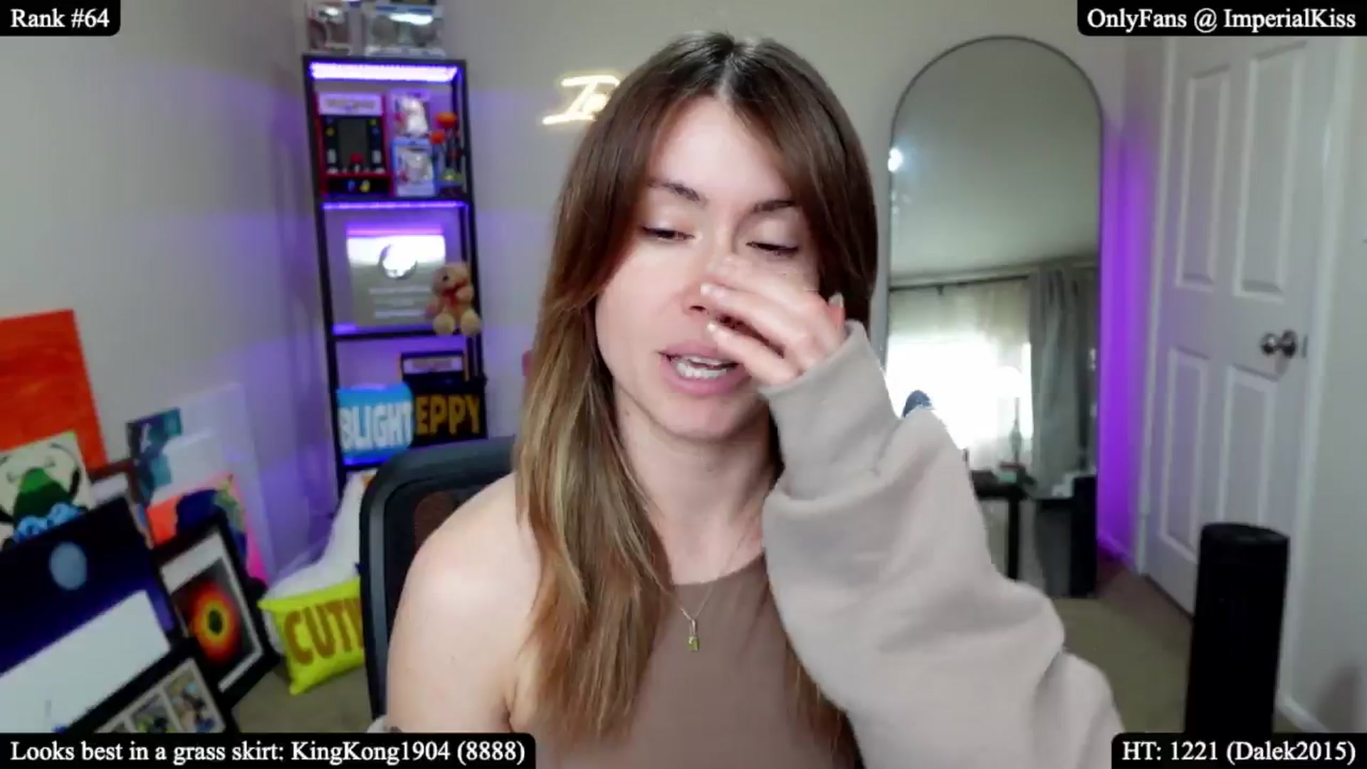 Gallery image thumbnail from ImperialKiss's myfreecams stream on, 04/12/2026, 22:57 image 5 of 20