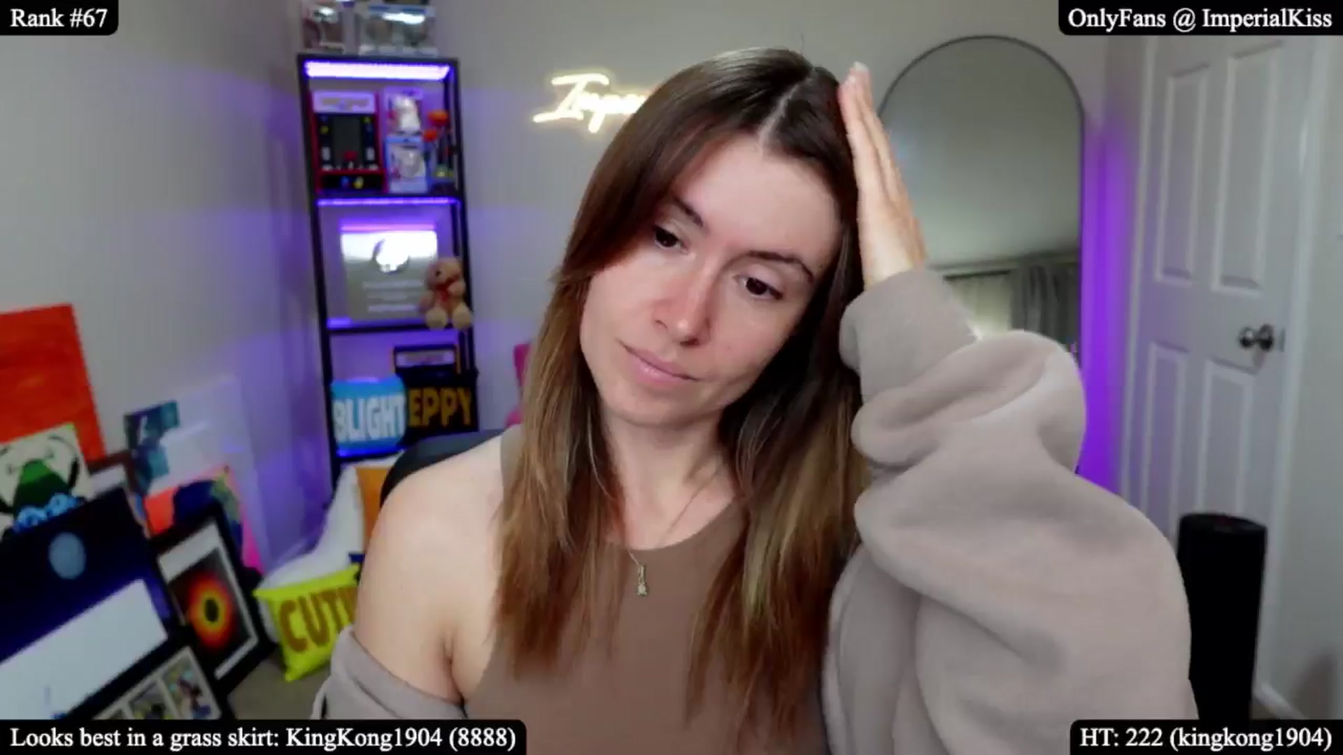 Gallery image thumbnail from ImperialKiss's myfreecams stream on, 04/12/2026, 22:57 image 4 of 20