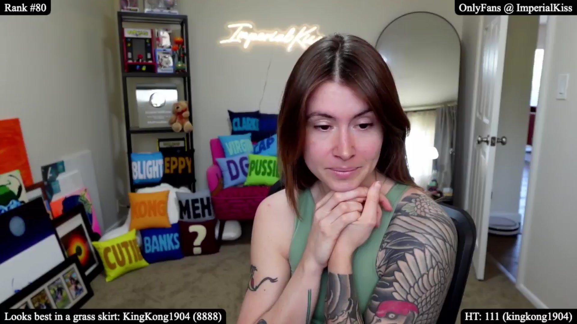 Gallery image thumbnail from ImperialKiss's myfreecams stream on, 04/18/2026, 22:35 image 2 of 20