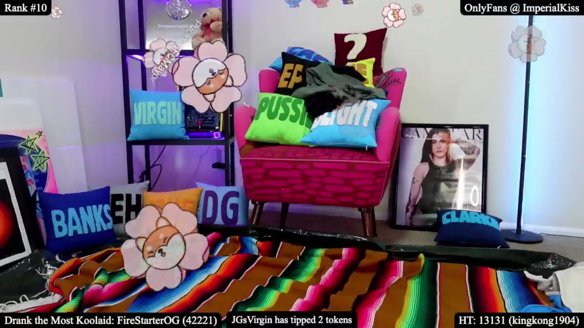 Gallery image thumbnail from ImpyBirthday's myfreecams stream on, 03/09/2026, 01:06 image 13 of 20