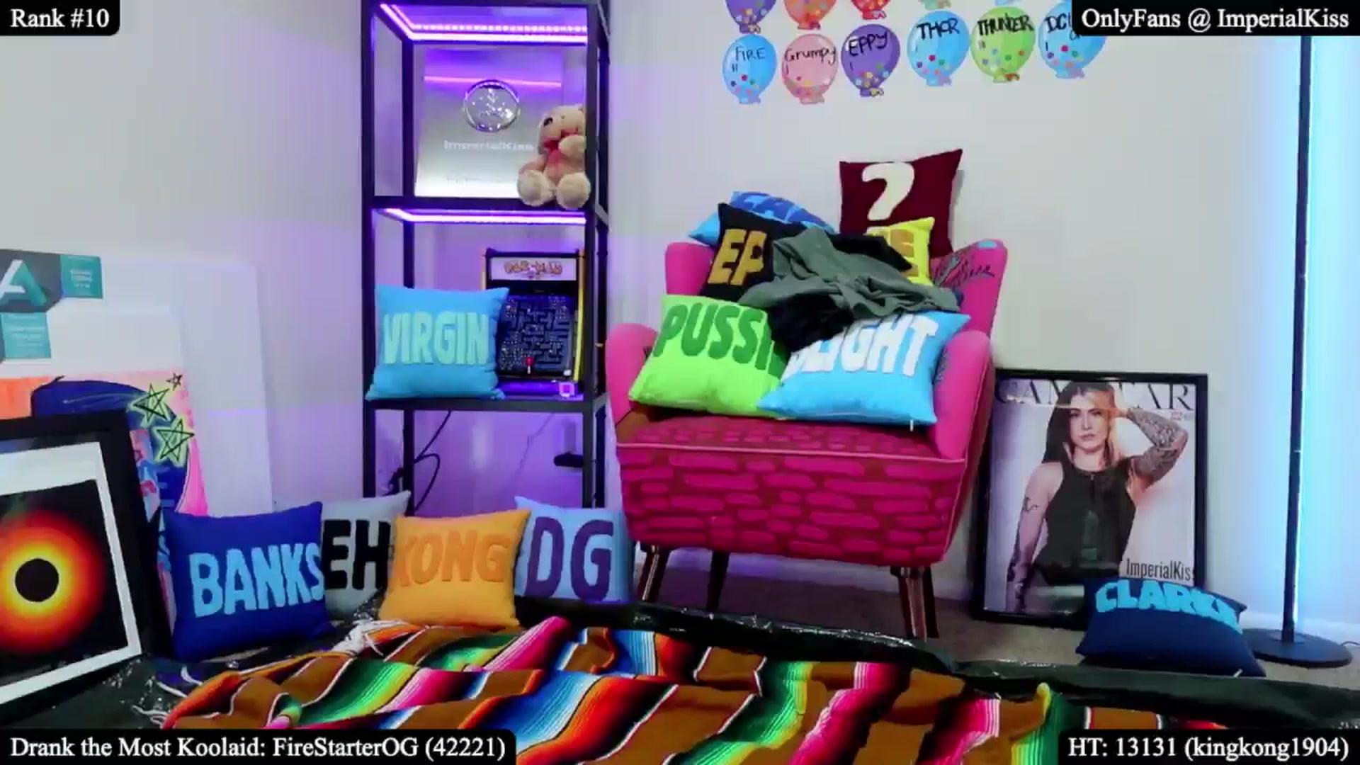 Gallery image thumbnail from ImpyBirthday's myfreecams stream on, 03/09/2026, 01:06 image 12 of 20