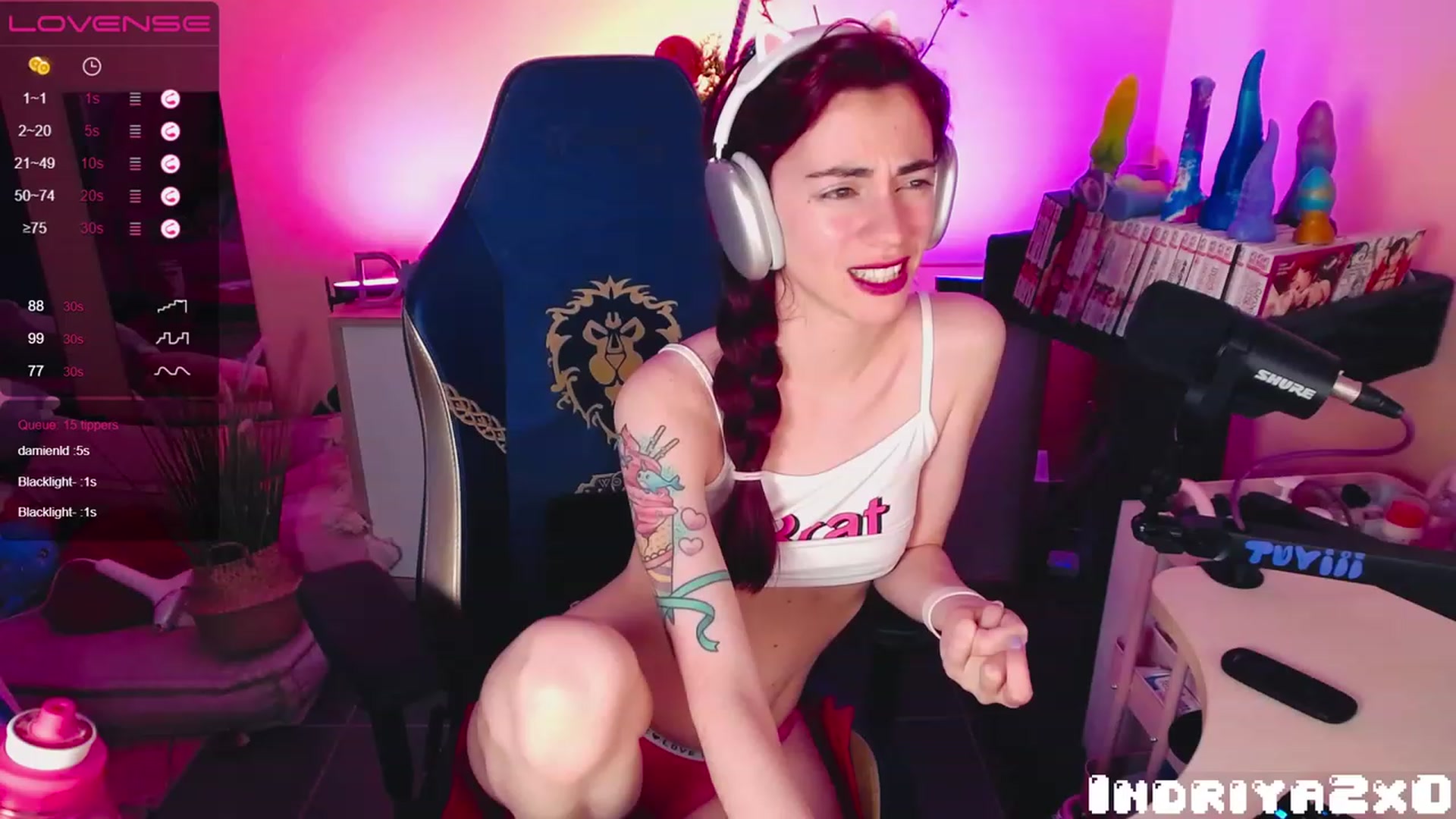 Gallery image thumbnail from Indriya2x0's myfreecams stream on, 05/30/2023, 19:51 image 10 of 20