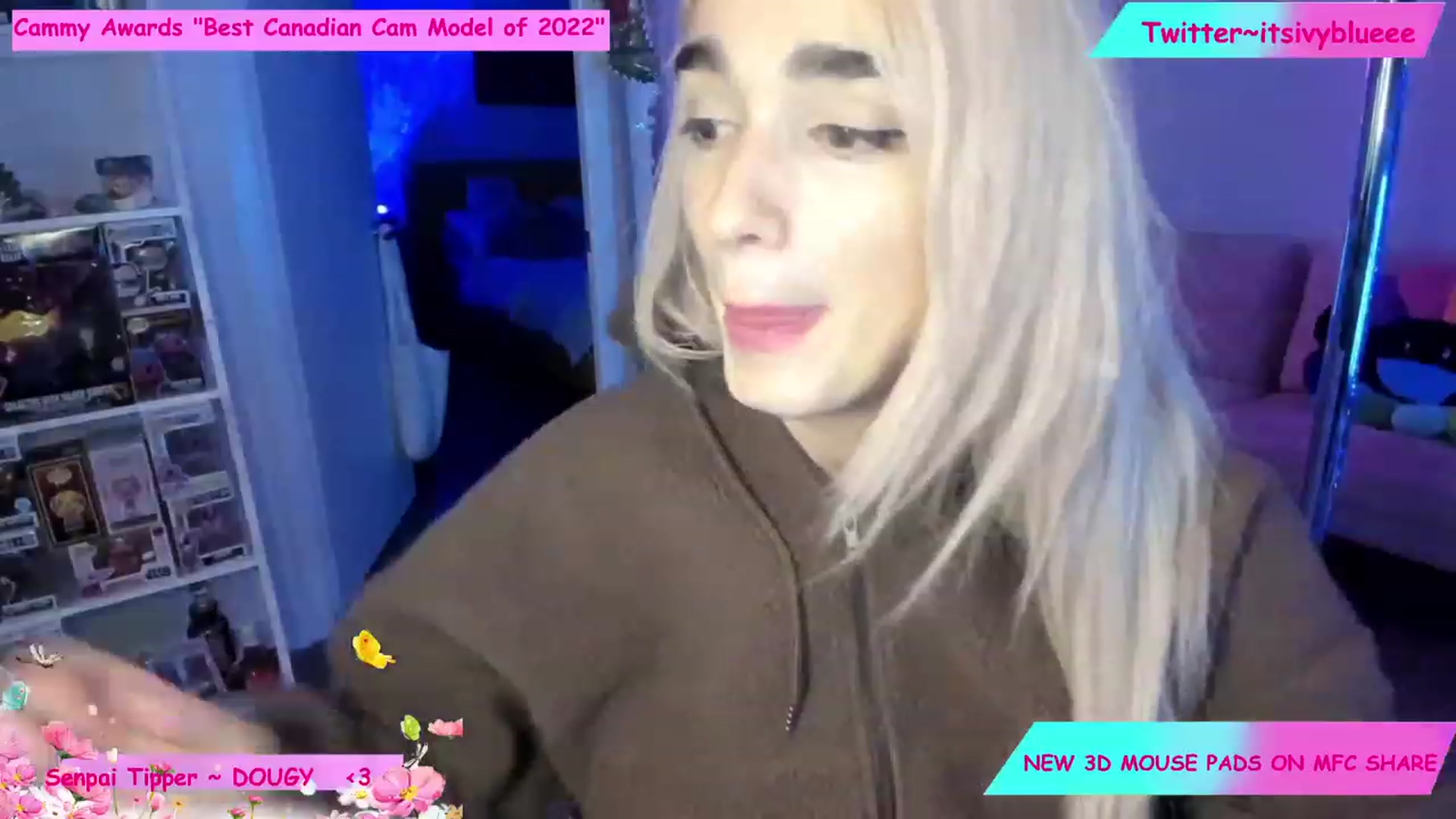 Gallery image thumbnail from Itsivyblue's myfreecams stream on, 12/07/2022, 02:40 image 17 of 20