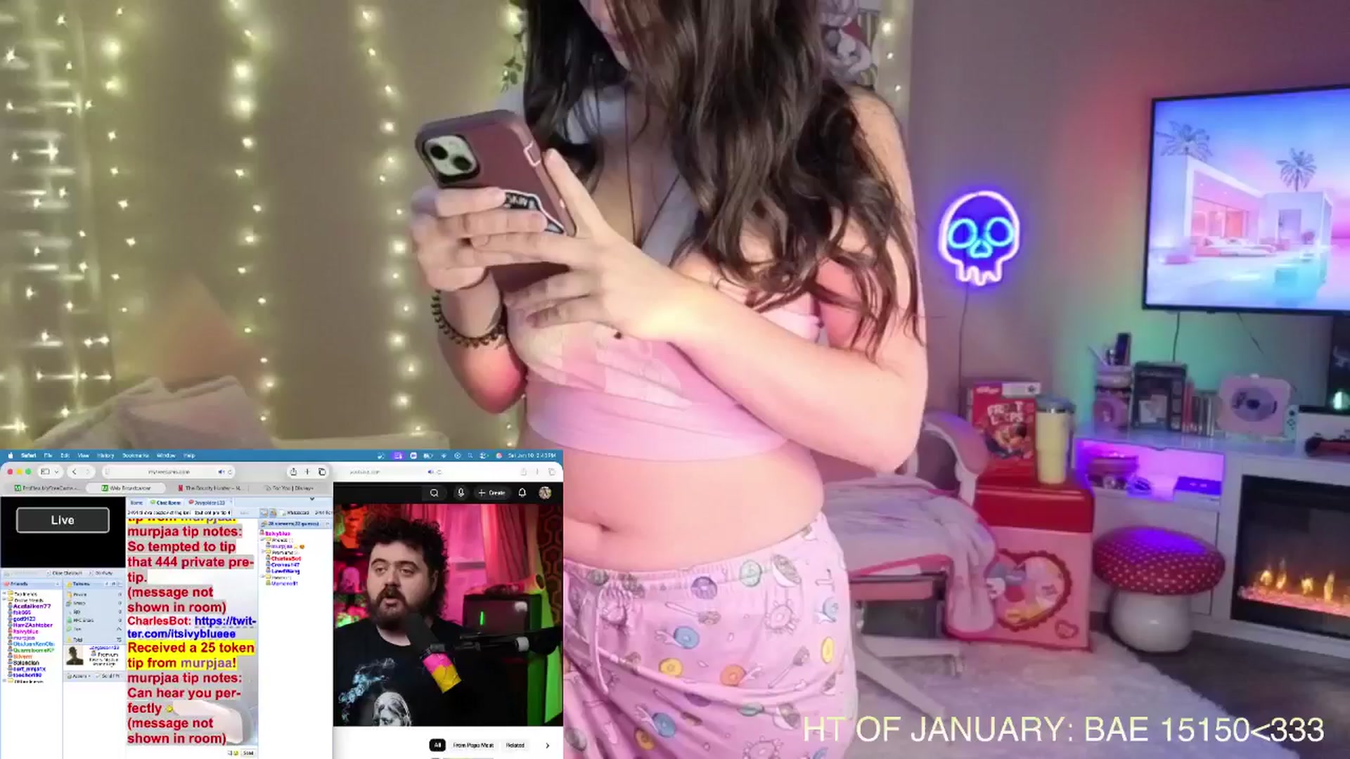 Gallery image thumbnail from Itsivyblue's myfreecams stream on, 01/10/2026, 20:19 image 3 of 20