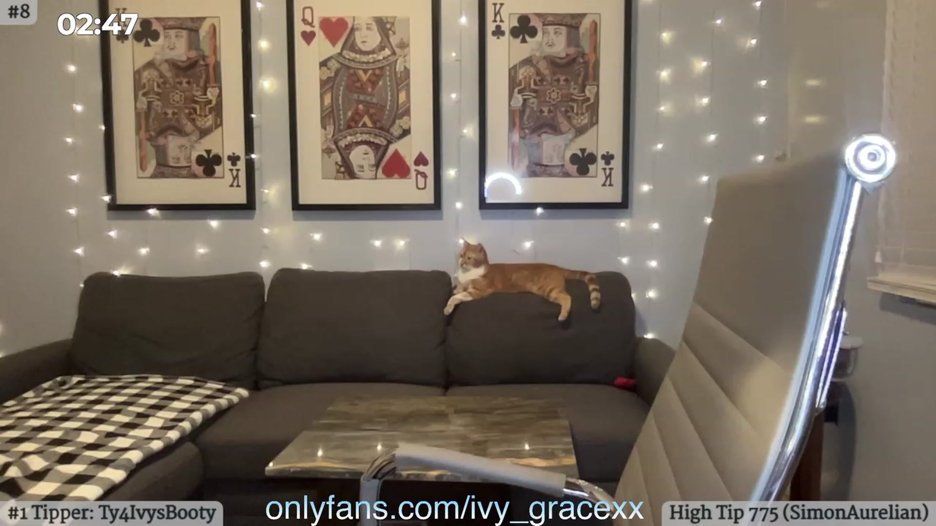 Gallery image thumbnail from IvyGrace's myfreecams stream on, 08/21/2023, 05:34 image 6 of 20