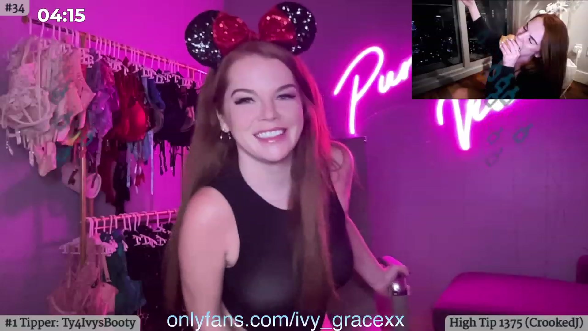 Gallery image thumbnail from IvyGrace's myfreecams stream on, 10/05/2023, 03:29 image 16 of 20