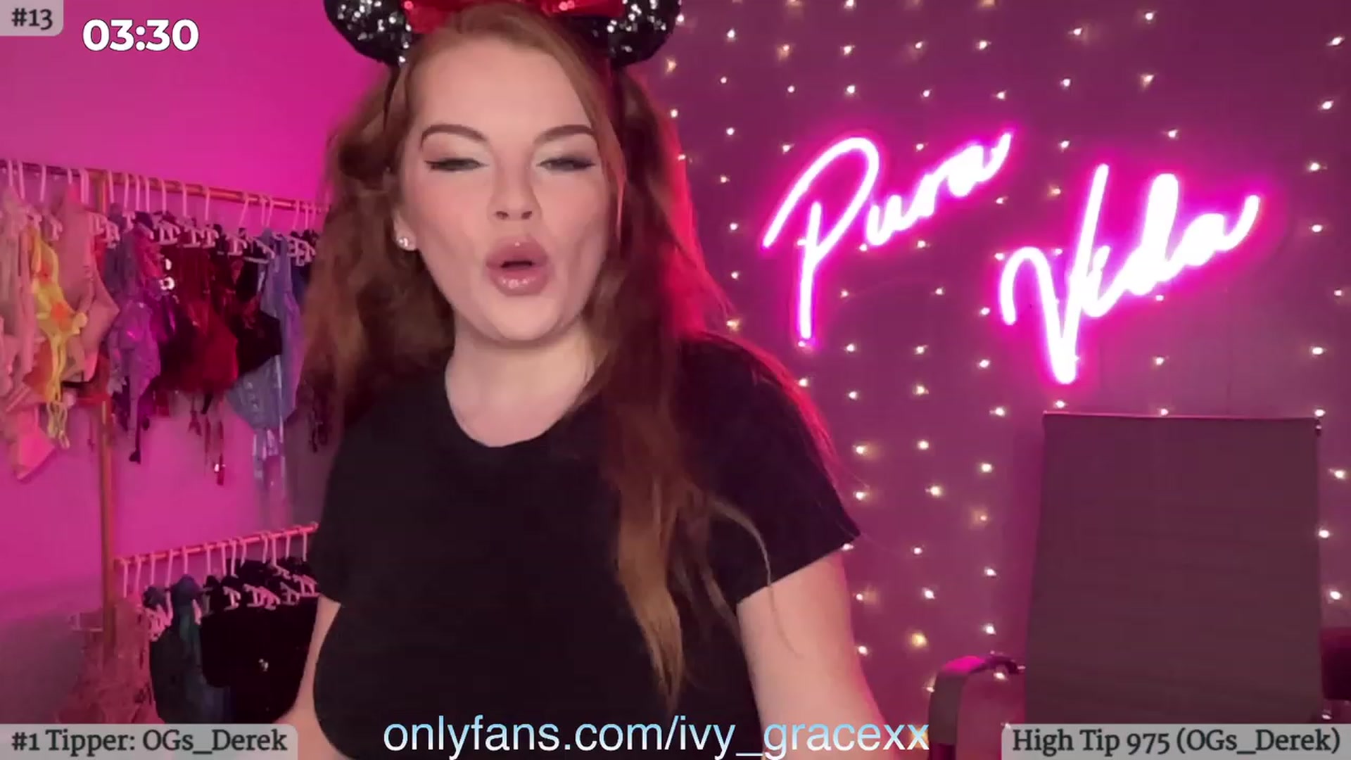 Gallery image thumbnail from IvyGrace's myfreecams stream on, 10/20/2023, 01:34 image 7 of 20