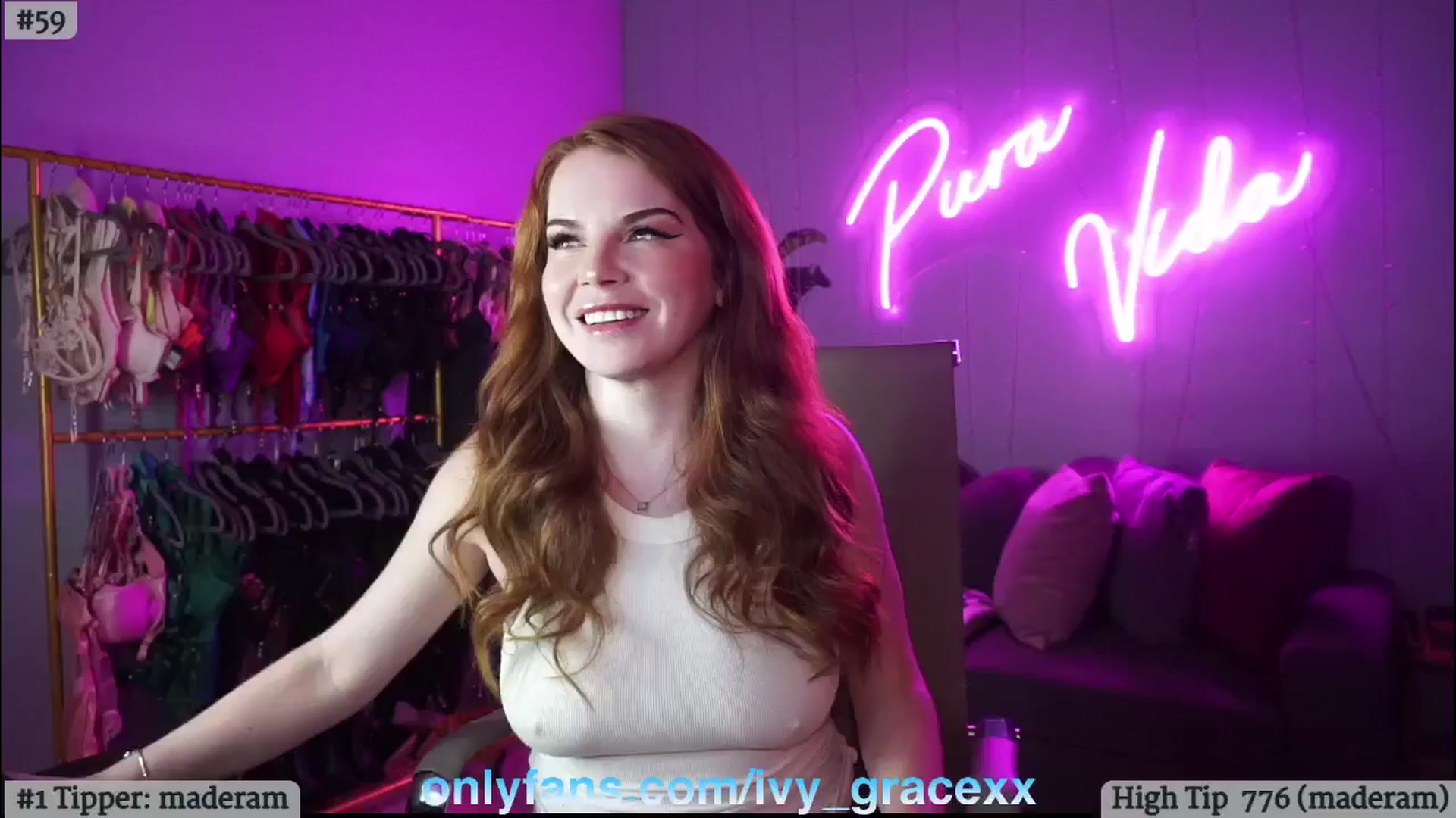 Gallery image thumbnail from IvyGrace's myfreecams stream on, 09/15/2024, 05:55 image 13 of 20