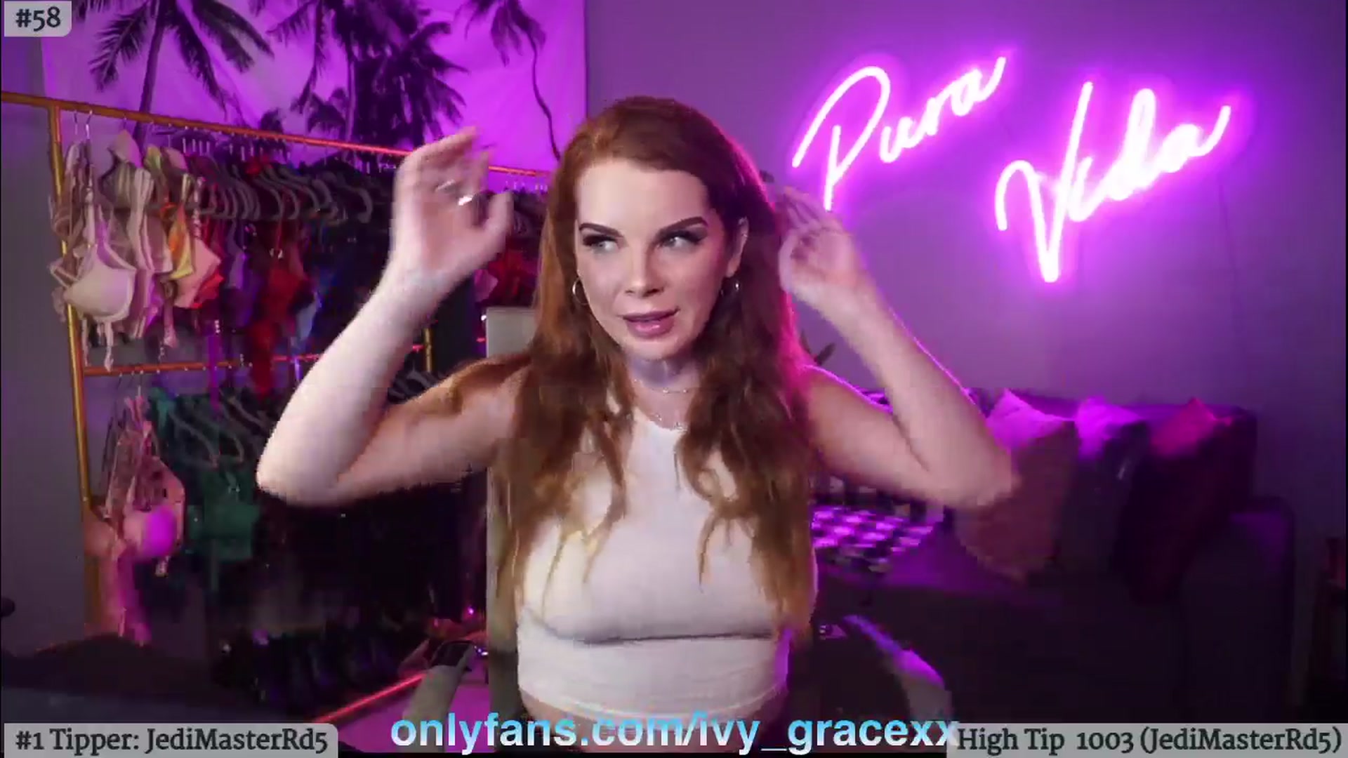 Gallery image thumbnail from IvyGrace's myfreecams stream on, 10/07/2024, 05:00 image 4 of 20