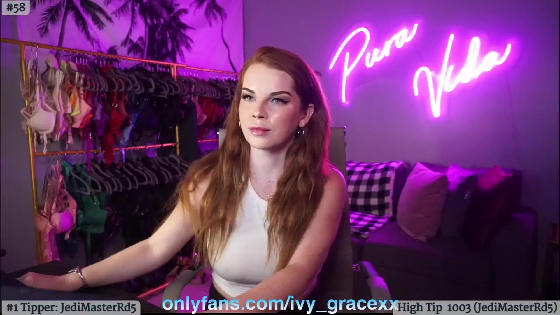 Gallery image thumbnail from IvyGrace's myfreecams stream on, 10/07/2024, 05:00 image 3 of 20