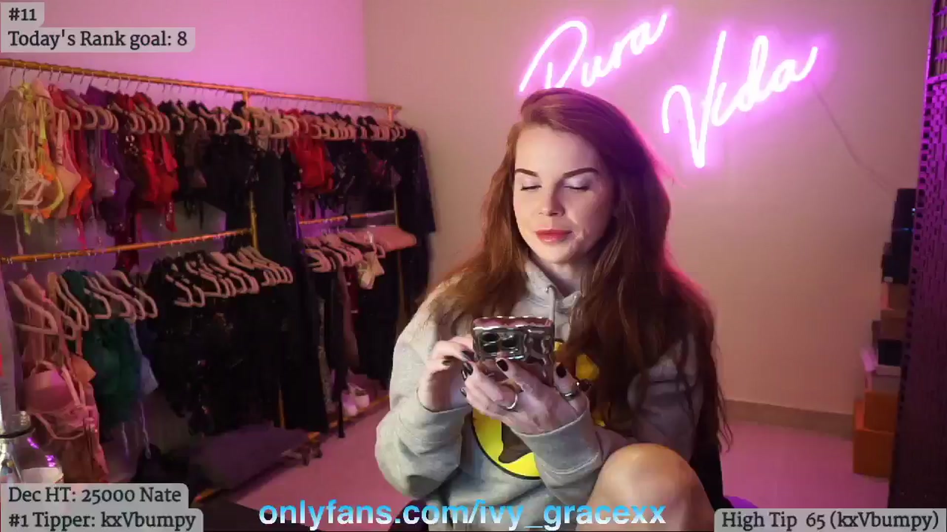 Gallery image thumbnail from IvyGrace's myfreecams stream on, 12/30/2024, 07:15 image 2 of 20