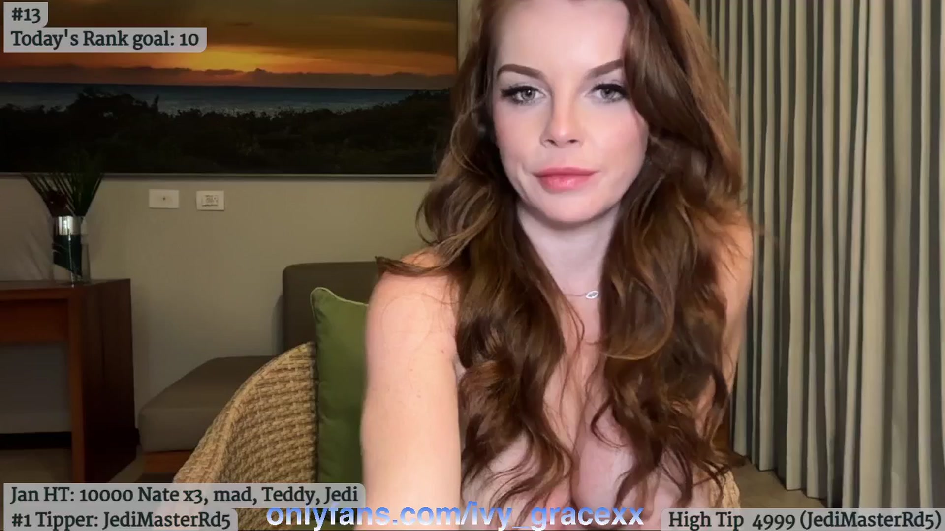 Gallery image thumbnail from IvyGrace's myfreecams stream on, 01/09/2025, 05:04 image 17 of 20