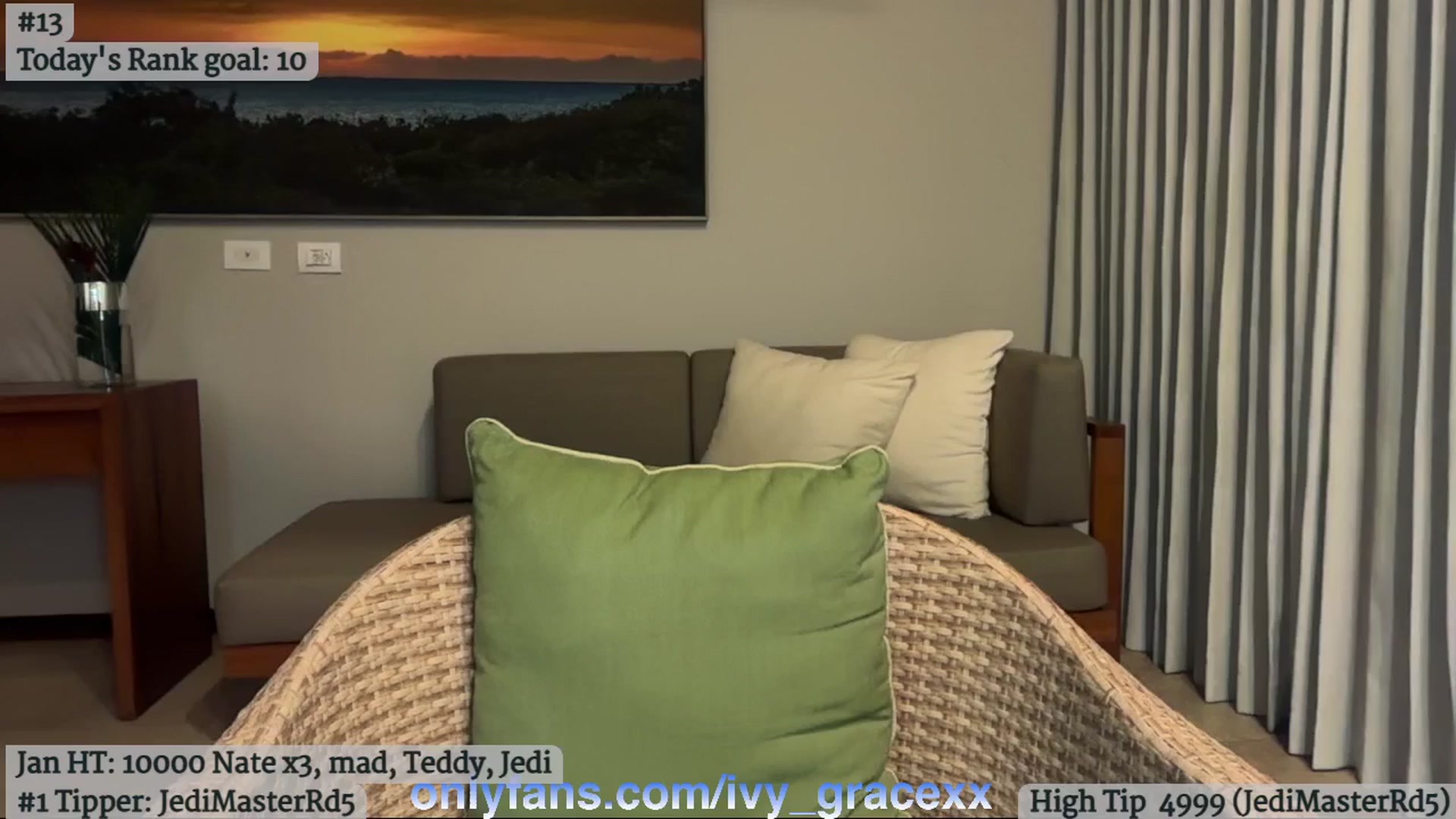 Gallery image thumbnail from IvyGrace's myfreecams stream on, 01/09/2025, 05:04 image 11 of 20