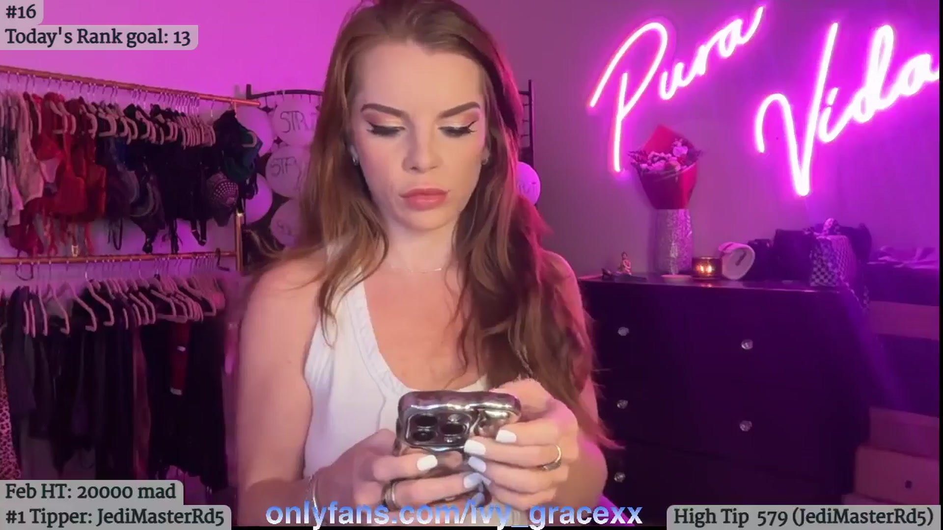 Gallery image thumbnail from IvyGrace's myfreecams stream on, 02/28/2025, 06:04 image 13 of 20