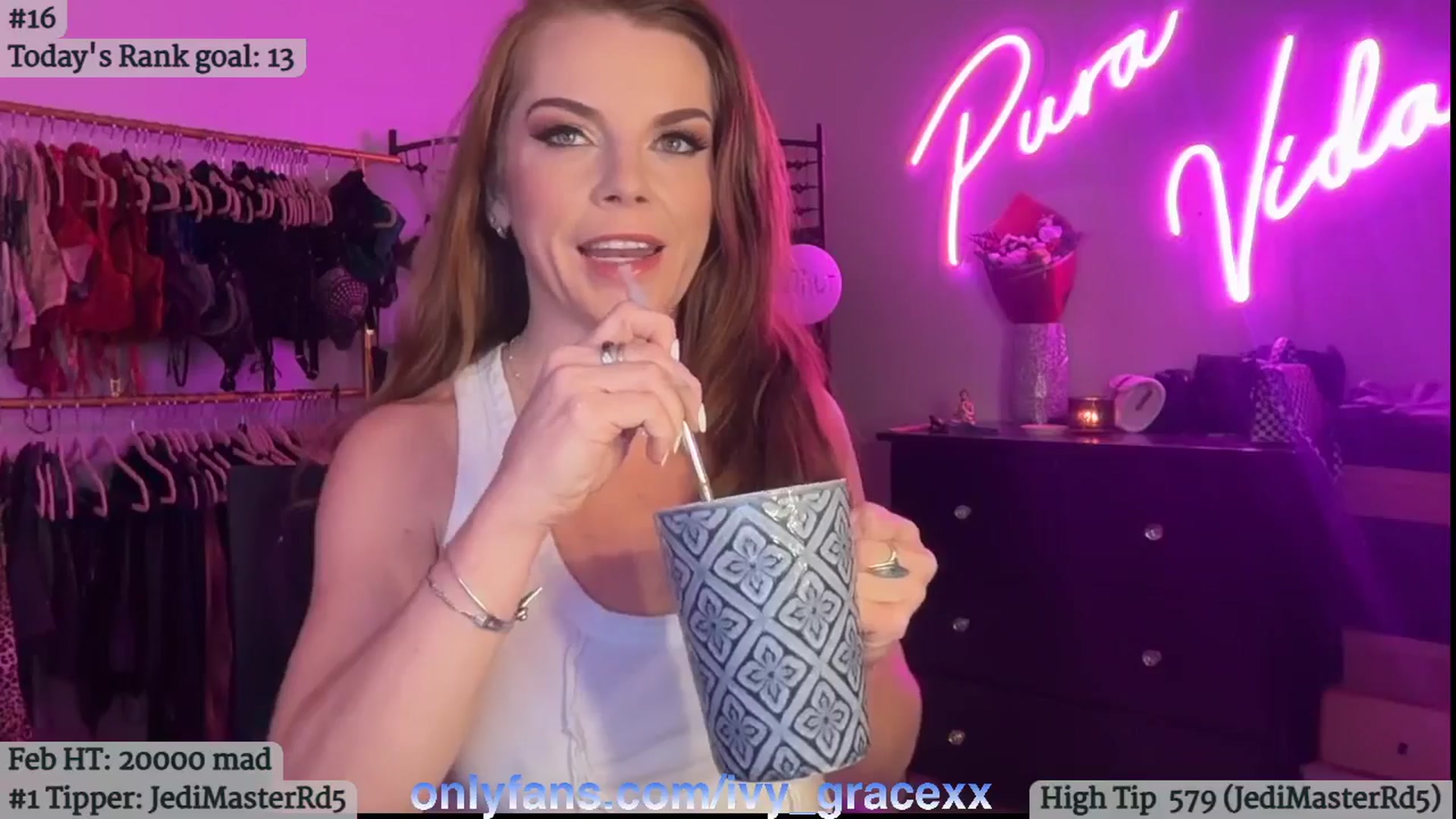 Gallery image thumbnail from IvyGrace's myfreecams stream on, 02/28/2025, 06:04 image 14 of 20