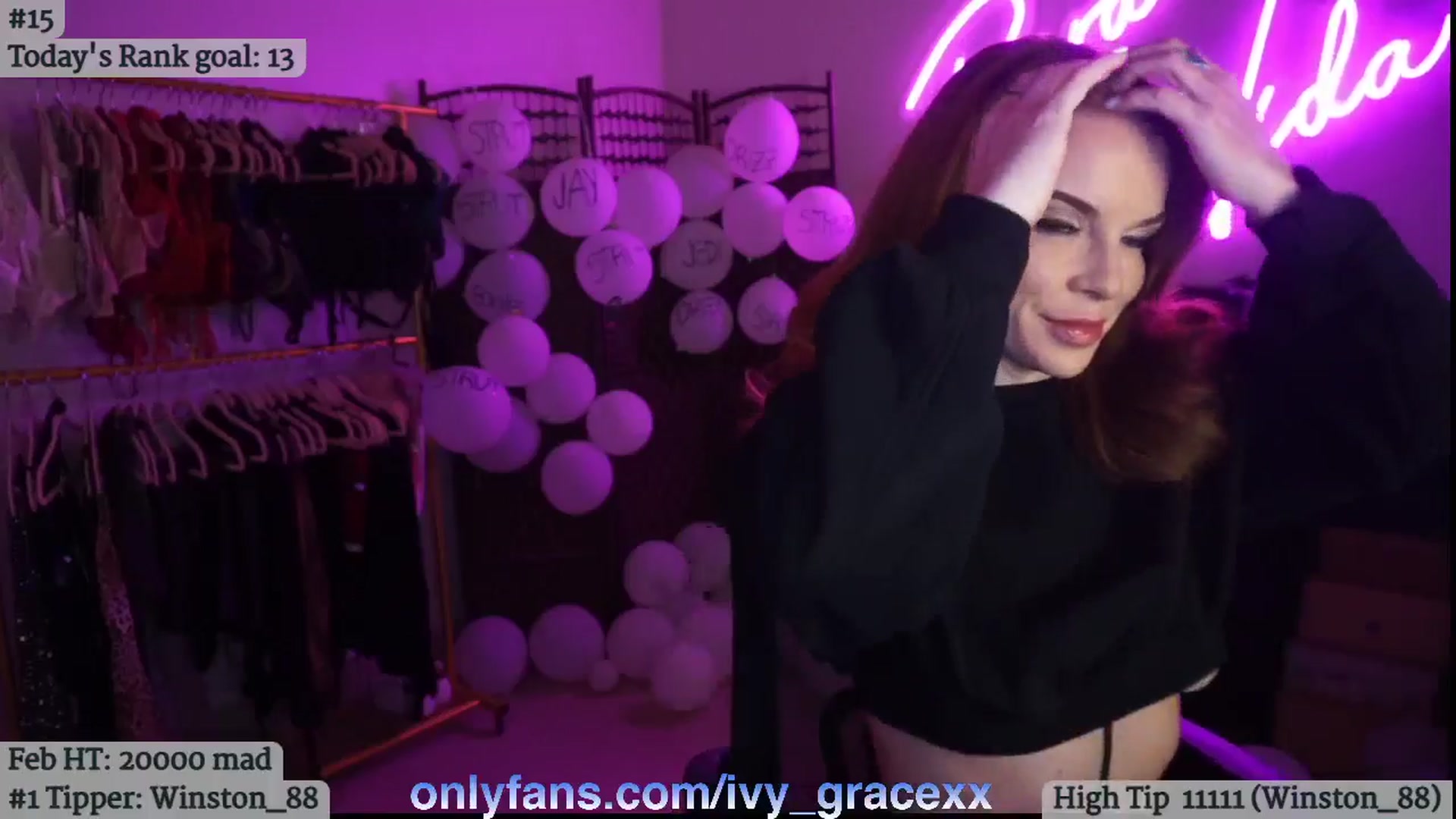 Gallery image thumbnail from IvyGrace's myfreecams stream on, 03/01/2025, 07:26 image 15 of 20