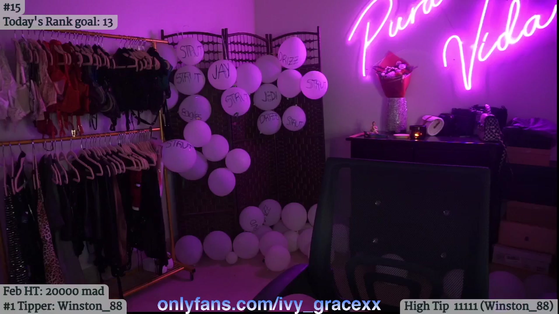 Gallery image thumbnail from IvyGrace's myfreecams stream on, 03/01/2025, 07:26 image 18 of 20