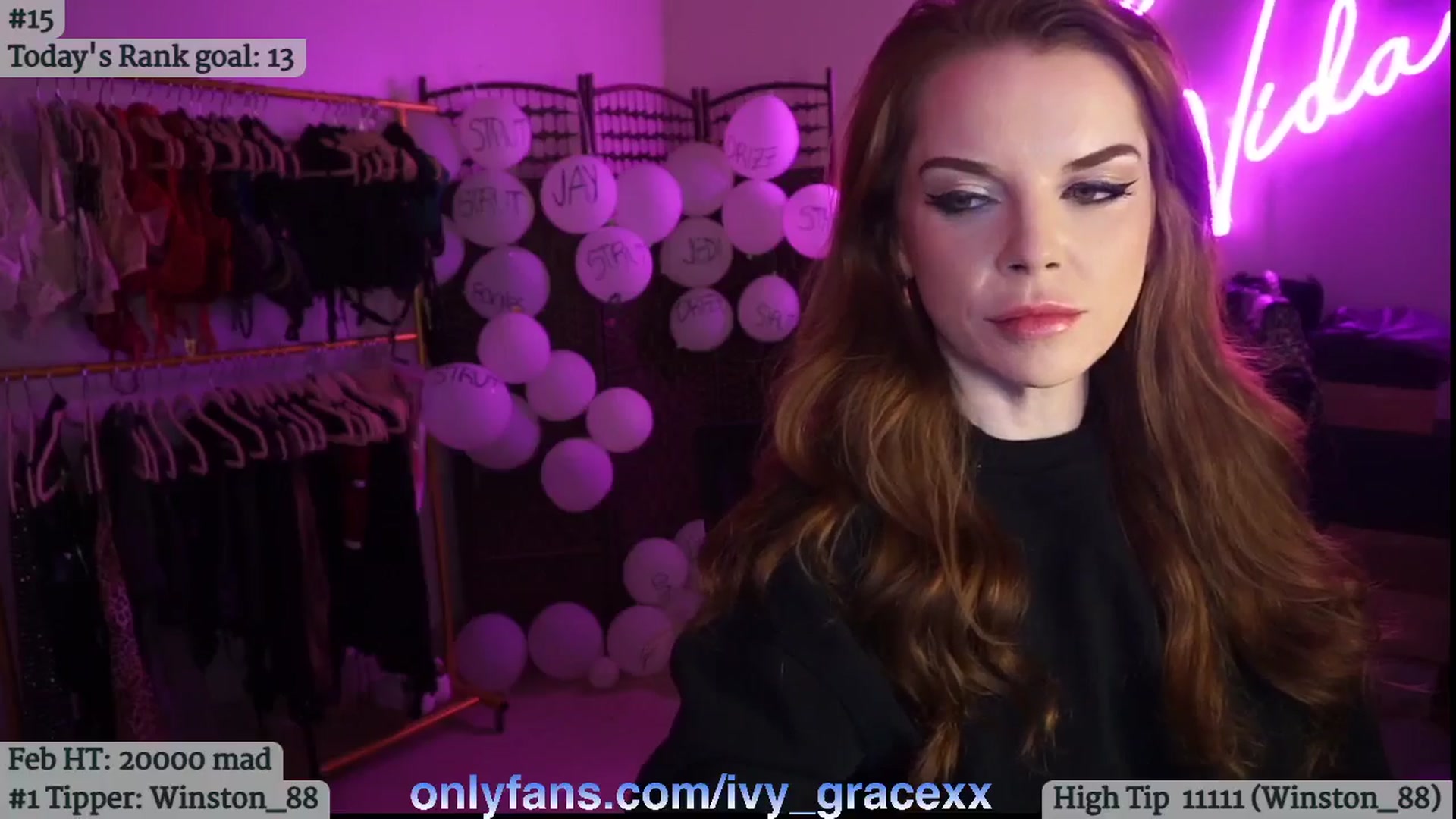 Gallery image thumbnail from IvyGrace's myfreecams stream on, 03/01/2025, 07:26 image 19 of 20