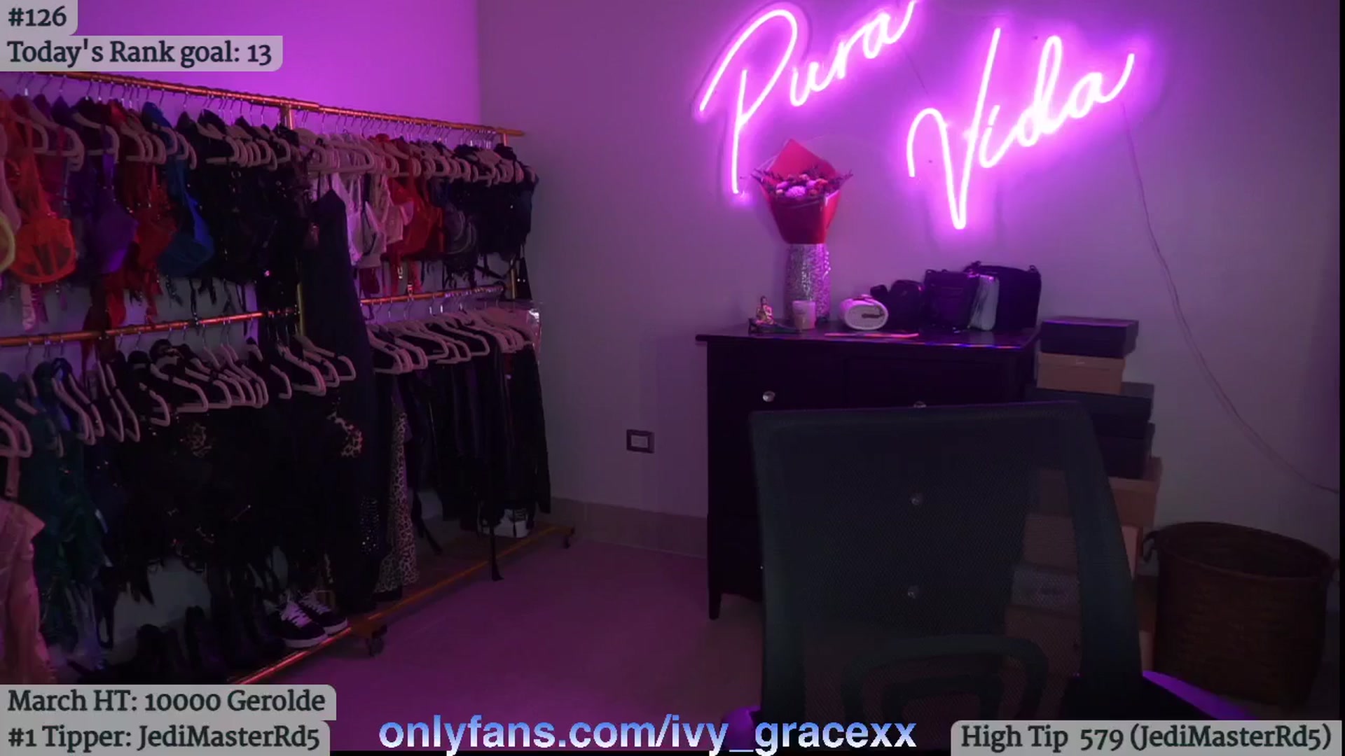 Gallery image thumbnail from IvyGrace's myfreecams stream on, 03/05/2025, 07:38 image 8 of 20