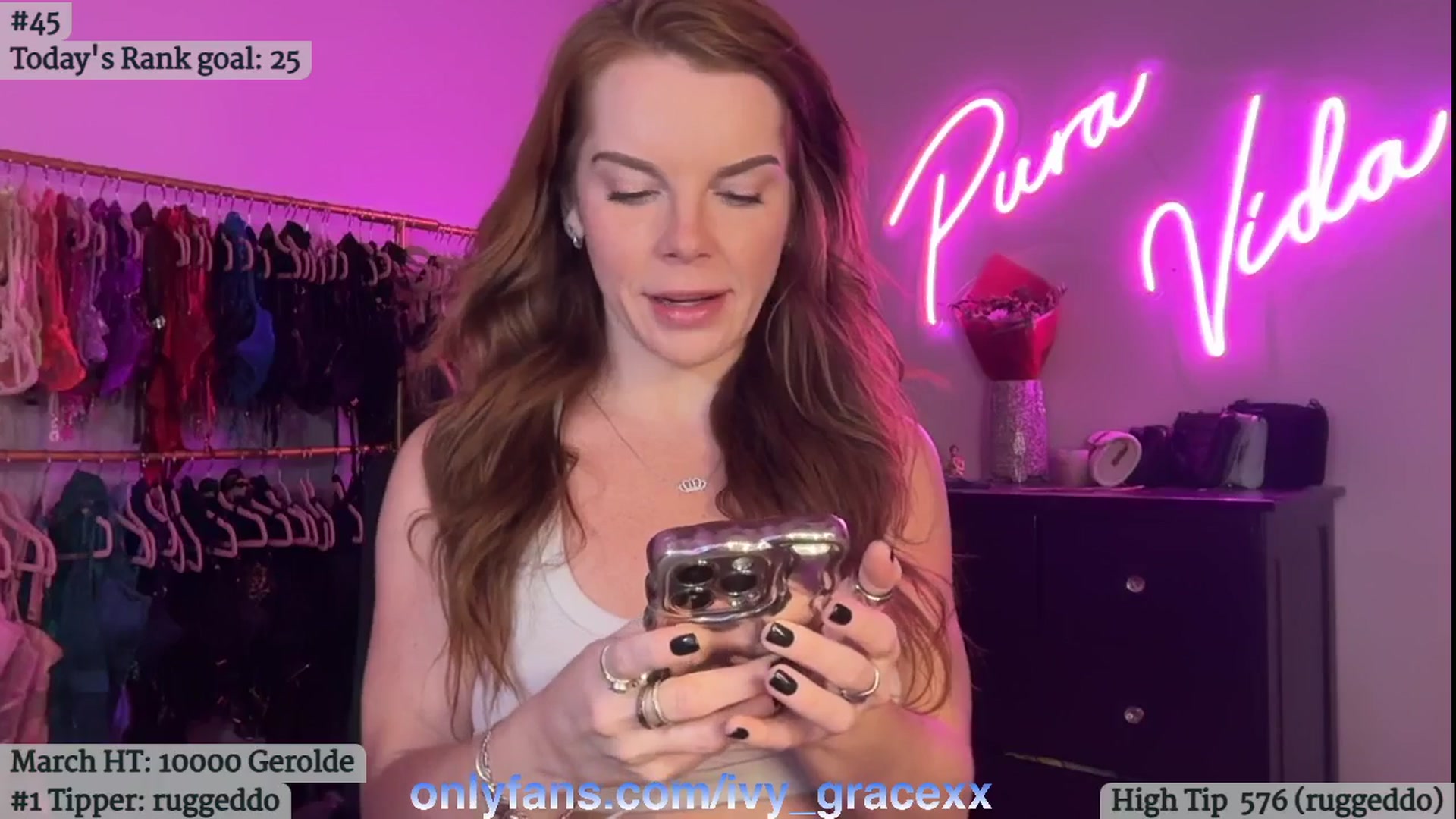 Gallery image thumbnail from IvyGrace's myfreecams stream on, 03/09/2025, 05:34 image 18 of 20