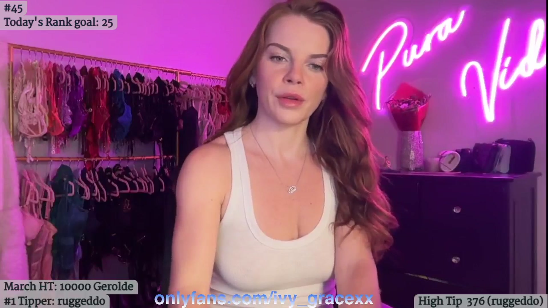 Gallery image thumbnail from IvyGrace's myfreecams stream on, 03/09/2025, 05:34 image 6 of 20