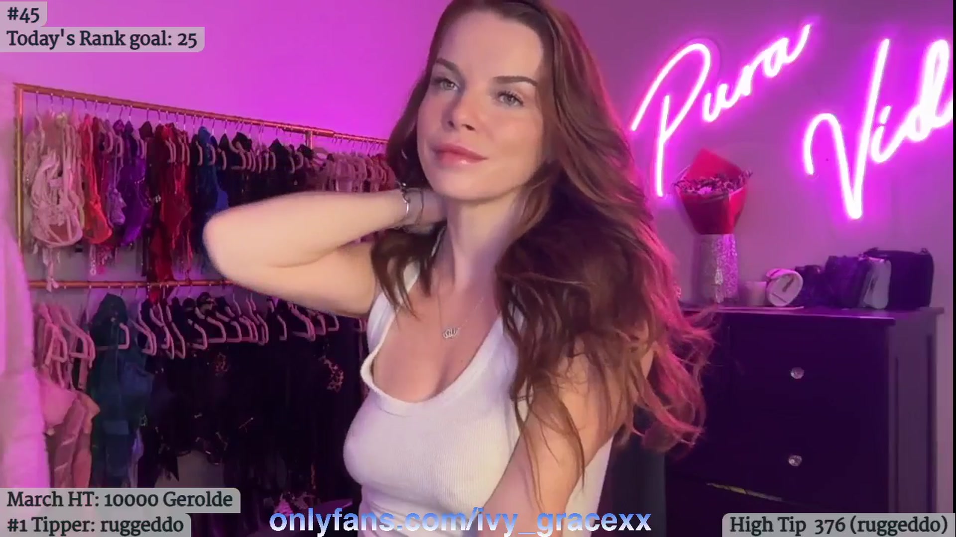 Gallery image thumbnail from IvyGrace's myfreecams stream on, 03/09/2025, 05:34 image 7 of 20
