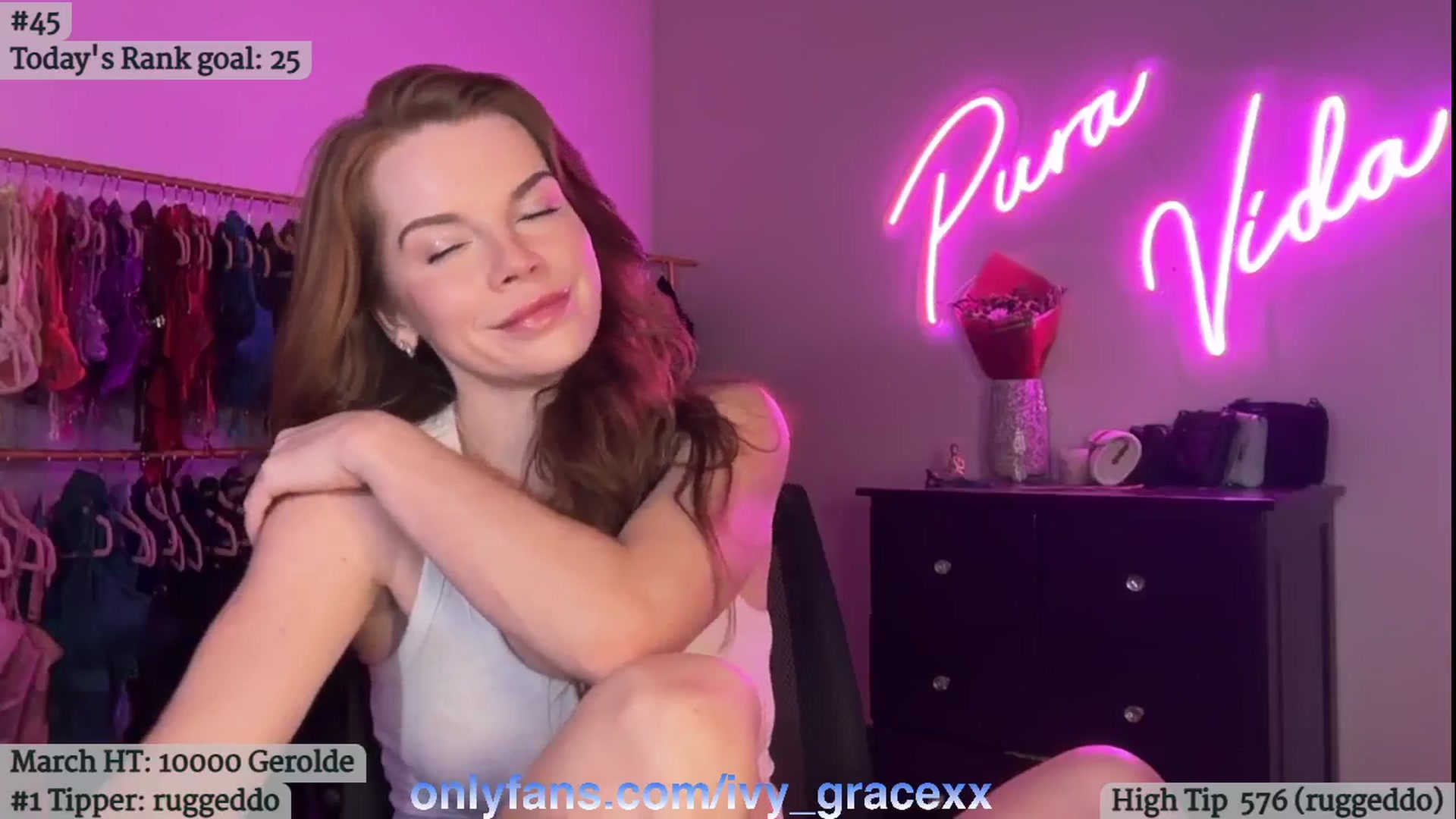 Gallery image thumbnail from IvyGrace's myfreecams stream on, 03/09/2025, 05:34 image 19 of 20
