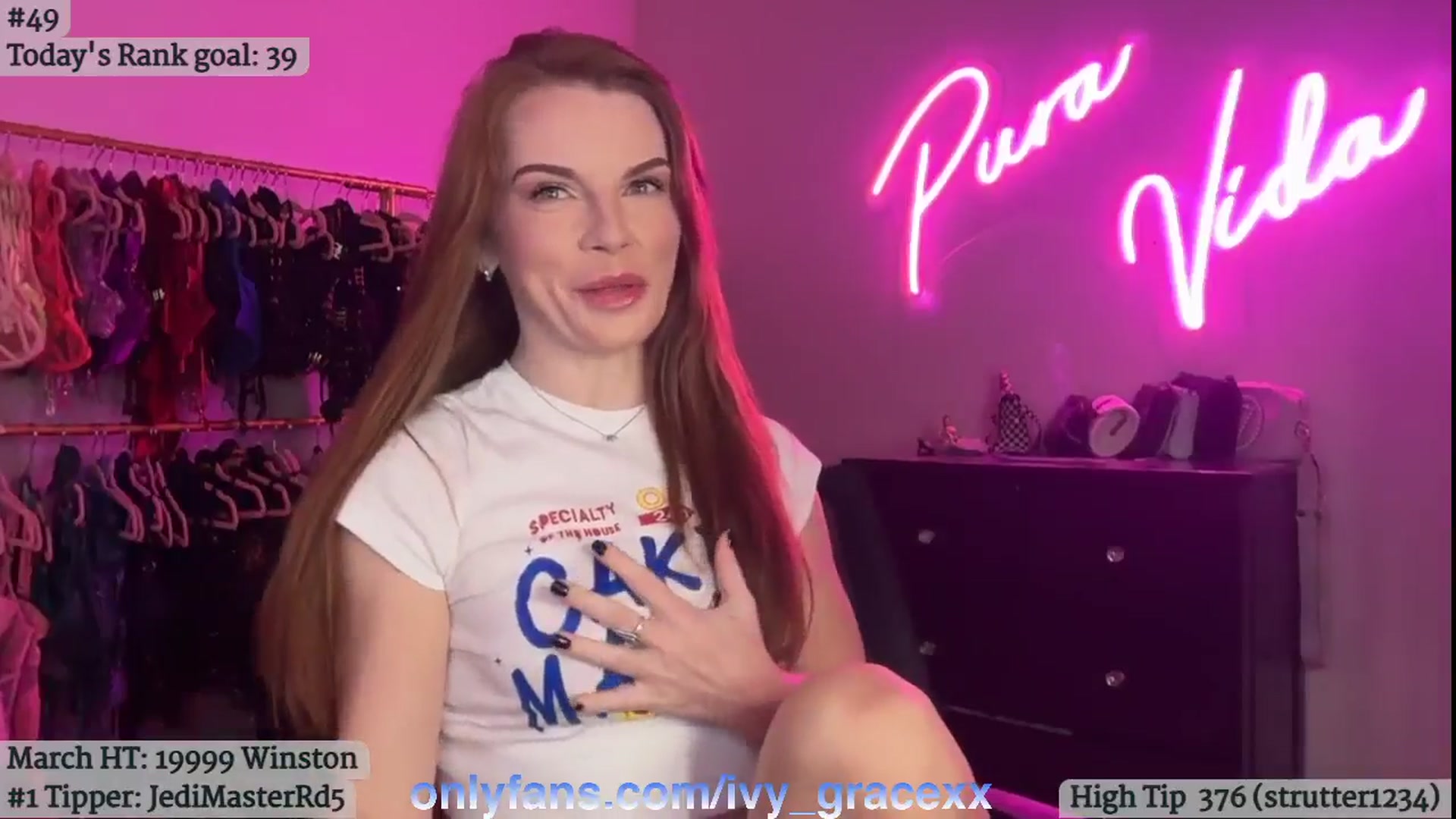 Gallery image thumbnail from IvyGrace's myfreecams stream on, 03/20/2025, 05:50 image 6 of 20