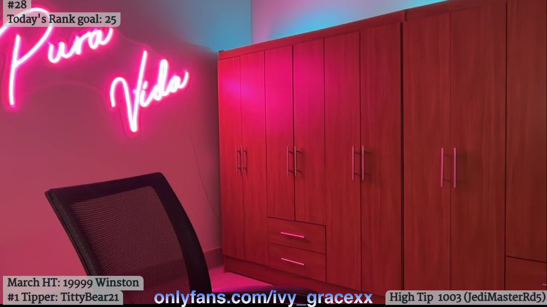 Gallery image thumbnail from IvyGrace's myfreecams stream on, 04/01/2025, 06:02 image 7 of 20