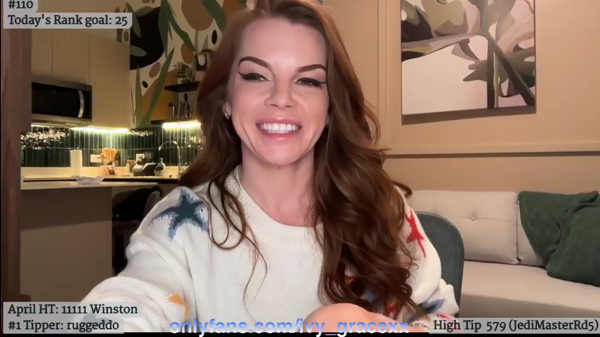 Gallery image thumbnail from IvyGrace's myfreecams stream on, 04/04/2025, 05:59 image 19 of 20