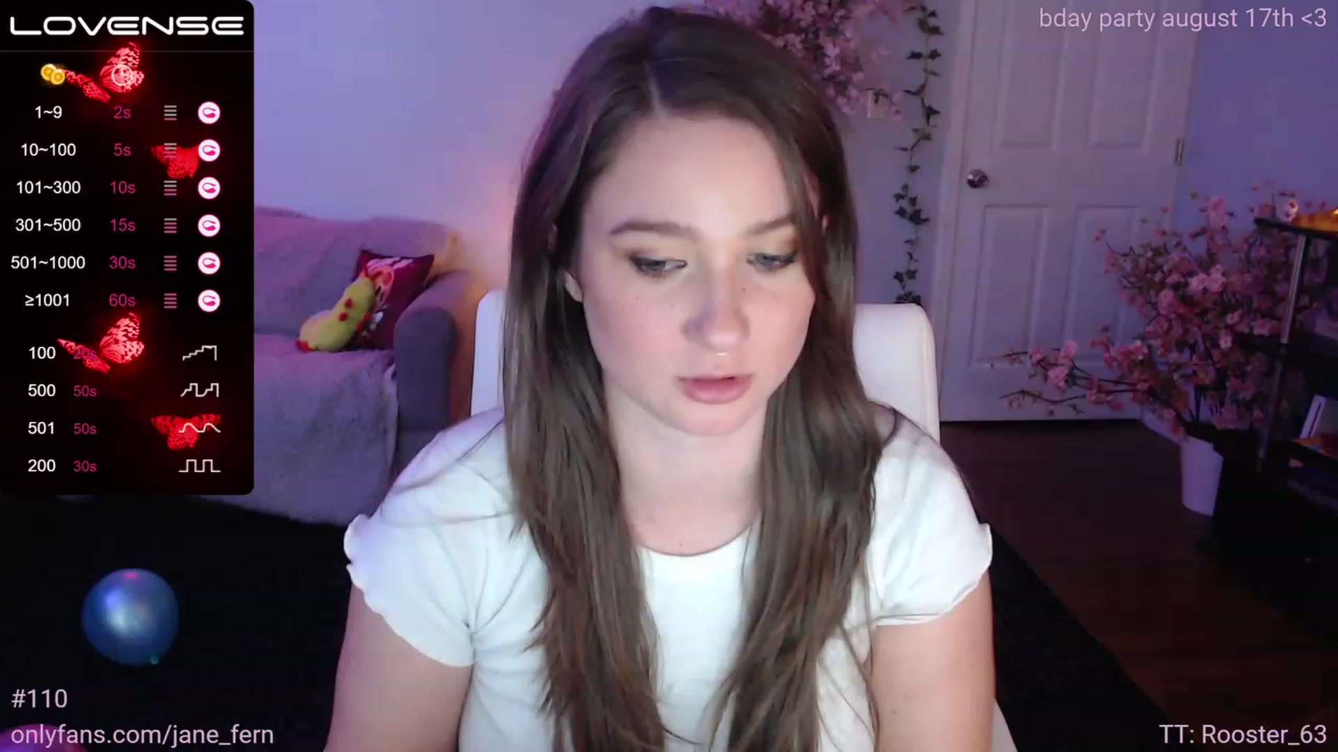 Gallery image thumbnail from Jane_Fern's myfreecams stream on, 08/08/2023, 02:41 image 4 of 20