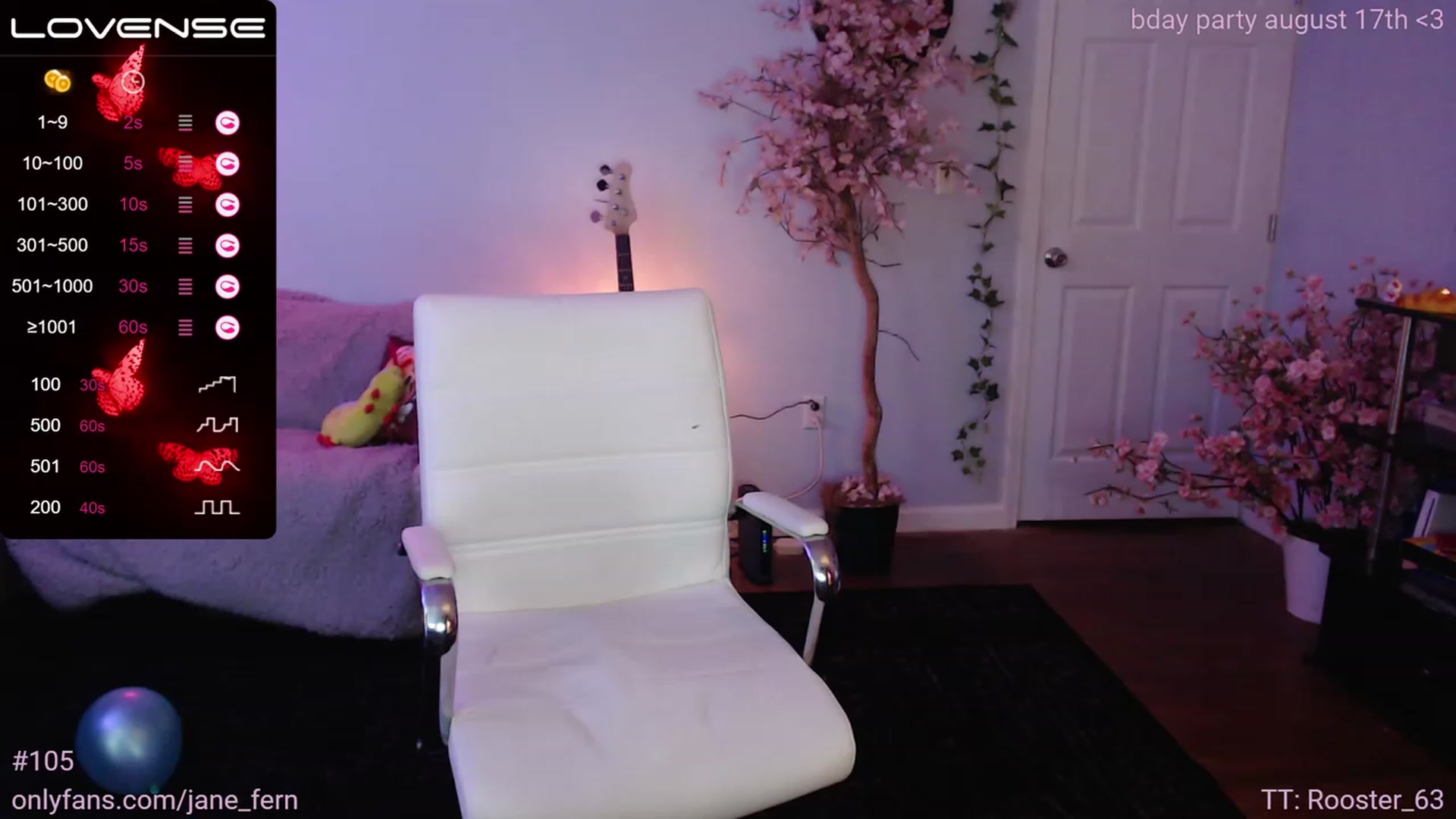 Gallery image thumbnail from Jane_Fern's myfreecams stream on, 08/08/2023, 02:41 image 17 of 20