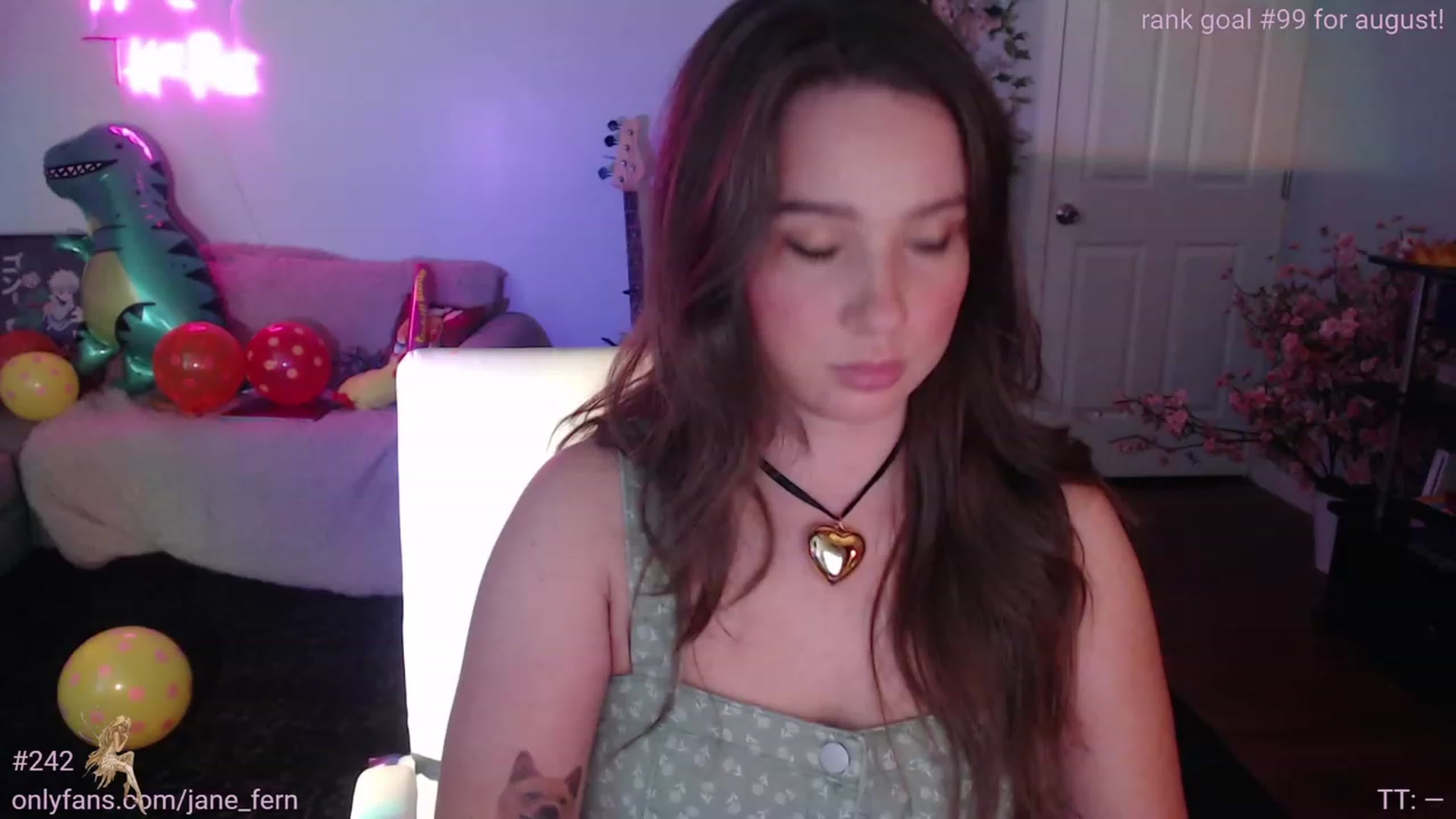 Gallery image thumbnail from Jane_Fern's myfreecams stream on, 08/25/2023, 05:02 image 1 of 20