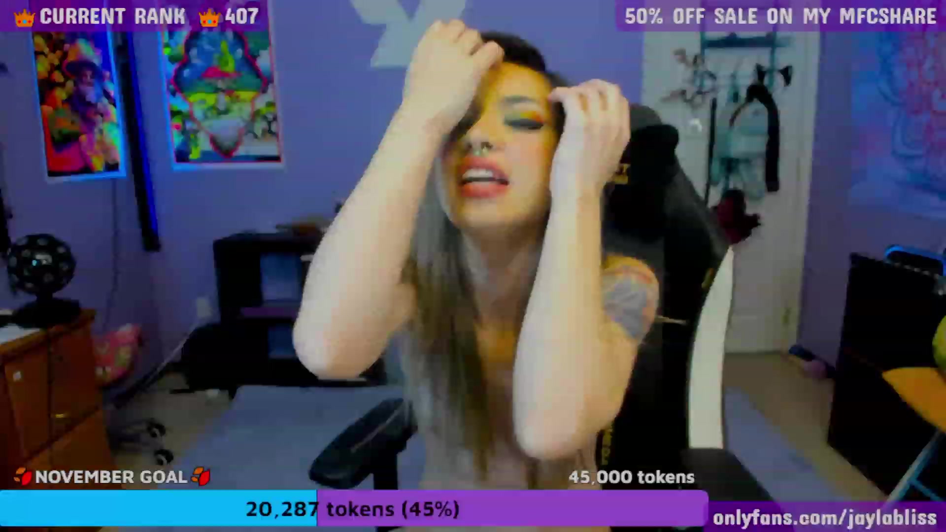 Gallery image thumbnail from JaylaBliss's myfreecams stream on, 11/28/2022, 09:46 image 17 of 20
