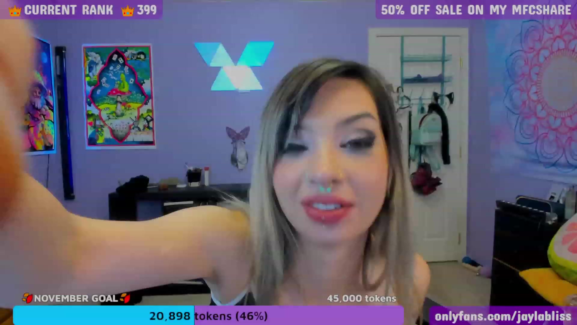 Gallery image thumbnail from JaylaBliss's myfreecams stream on, 11/29/2022, 16:03 image 16 of 20