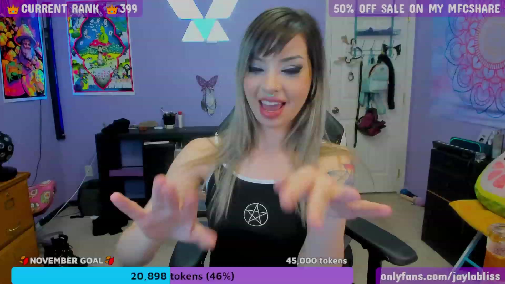 Gallery image thumbnail from JaylaBliss's myfreecams stream on, 11/29/2022, 16:03 image 17 of 20