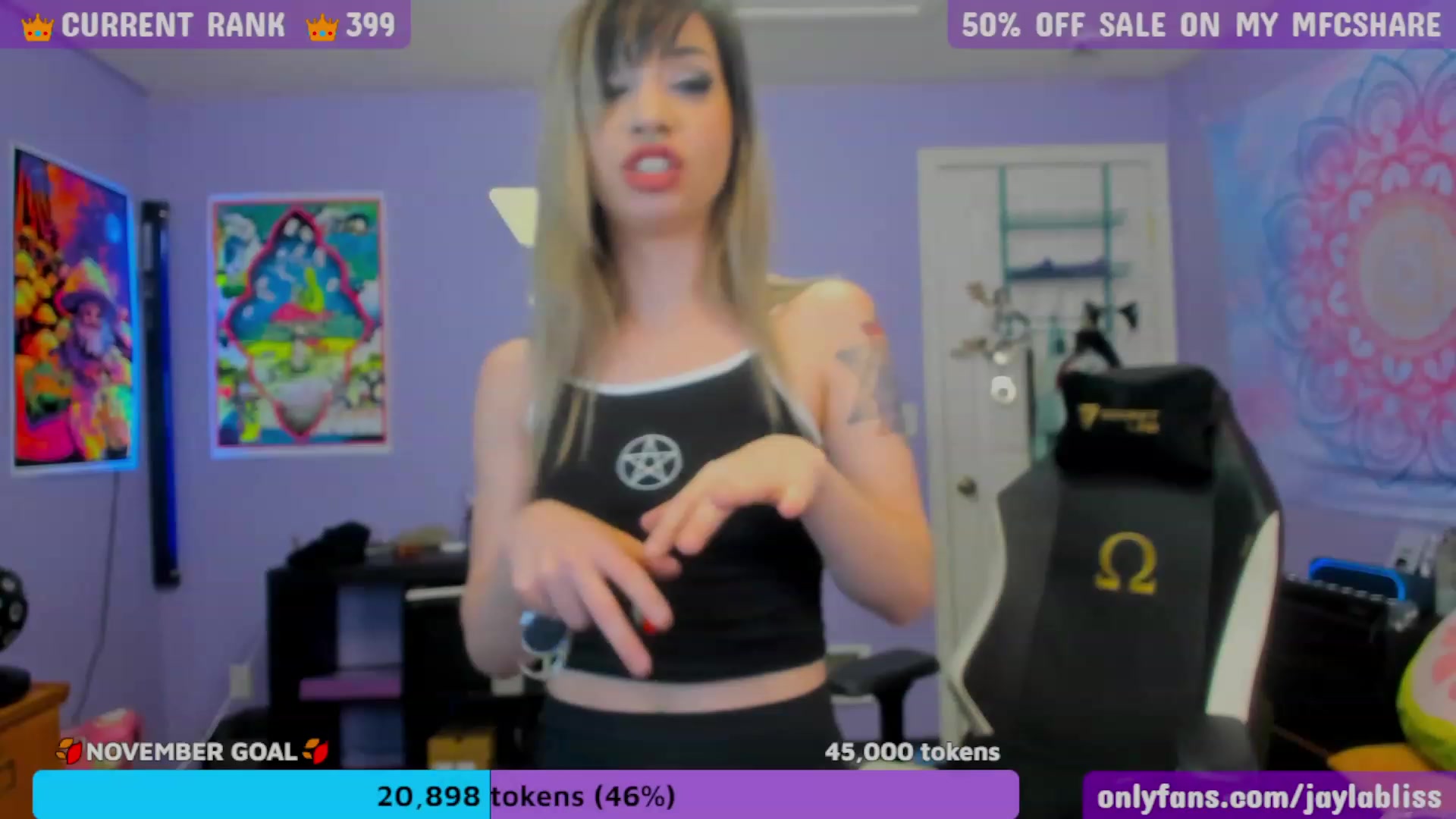 Gallery image thumbnail from JaylaBliss's myfreecams stream on, 11/29/2022, 16:03 image 9 of 20