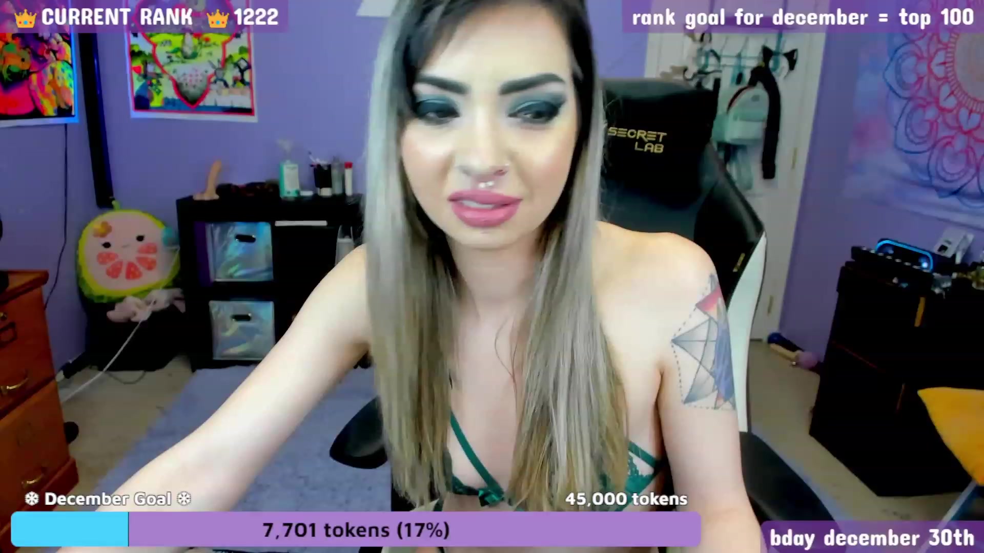 Gallery image thumbnail from JaylaBliss's myfreecams stream on, 12/05/2022, 13:29 image 19 of 20